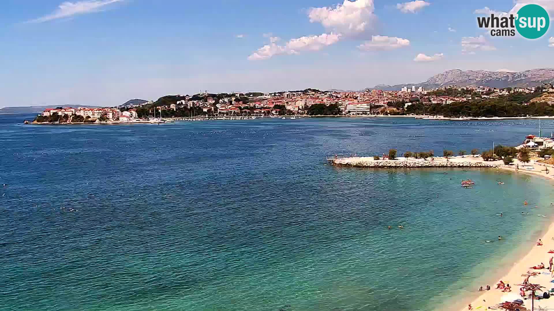 Web kamera Plaža Podstrana – Pogled uživo