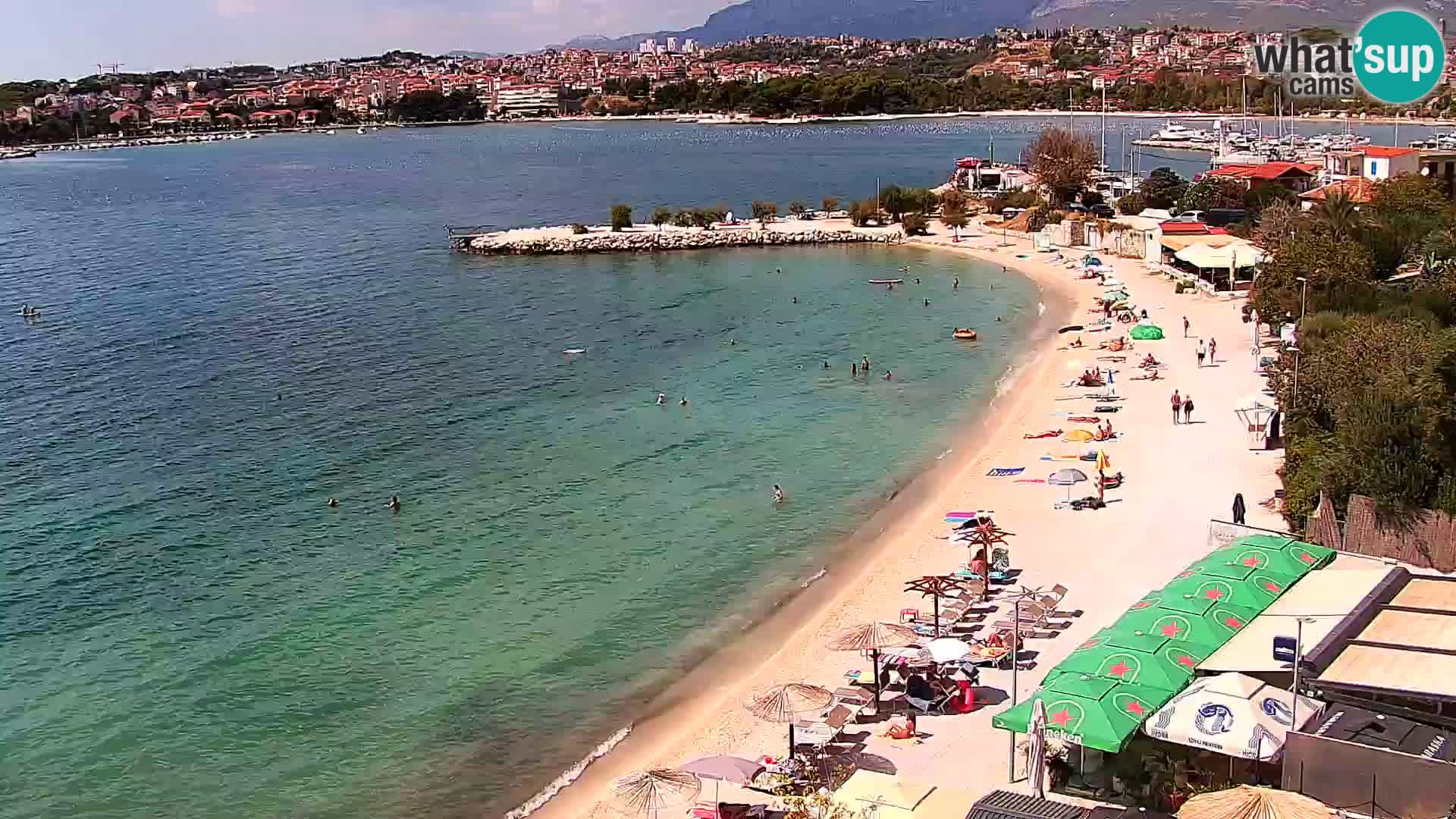 Podstrana Strand Webcam – Liveblick vom Hotel Split