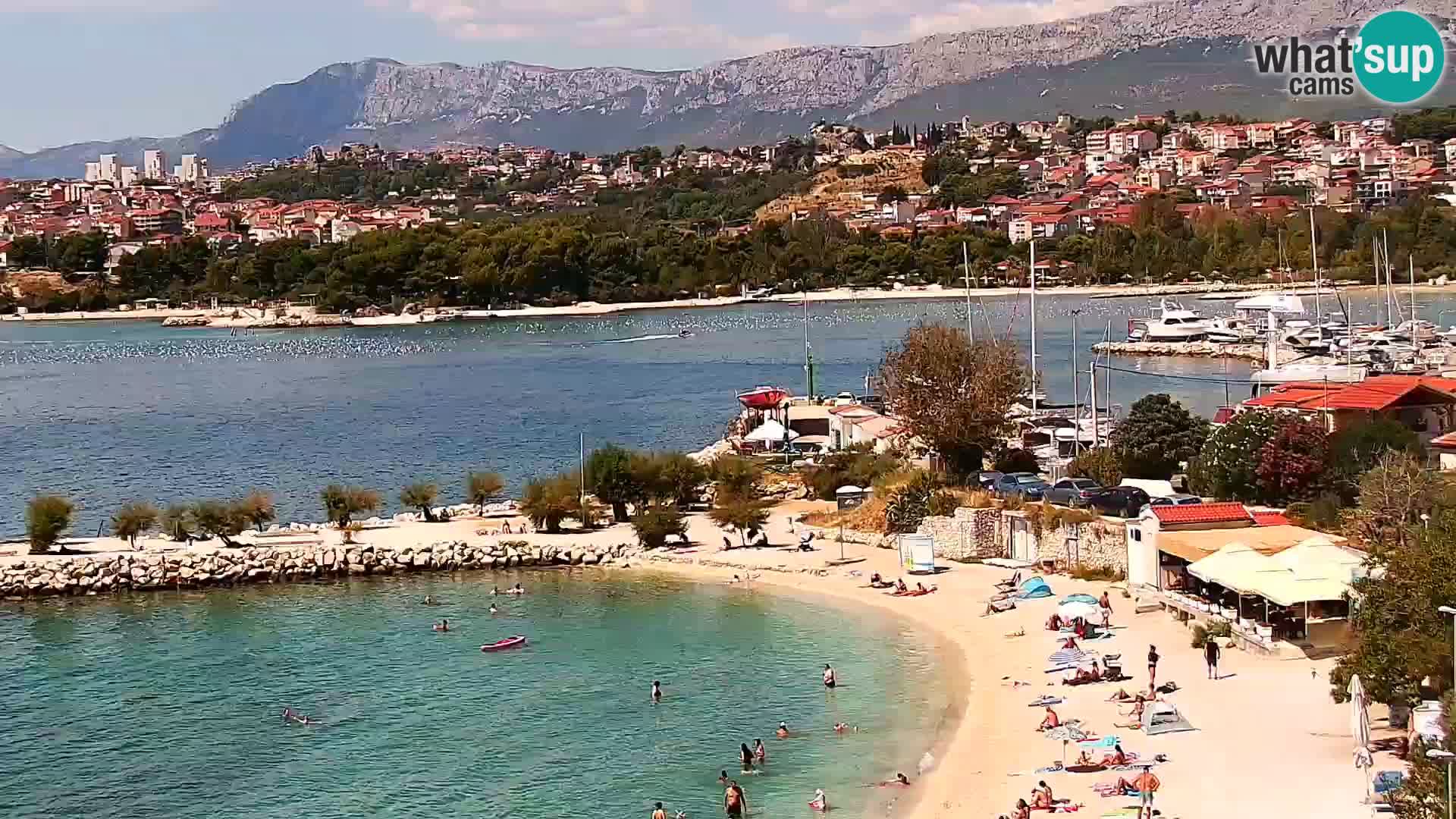 Webcam plage de Podstrana – Vue en direct depuis Hotel Split