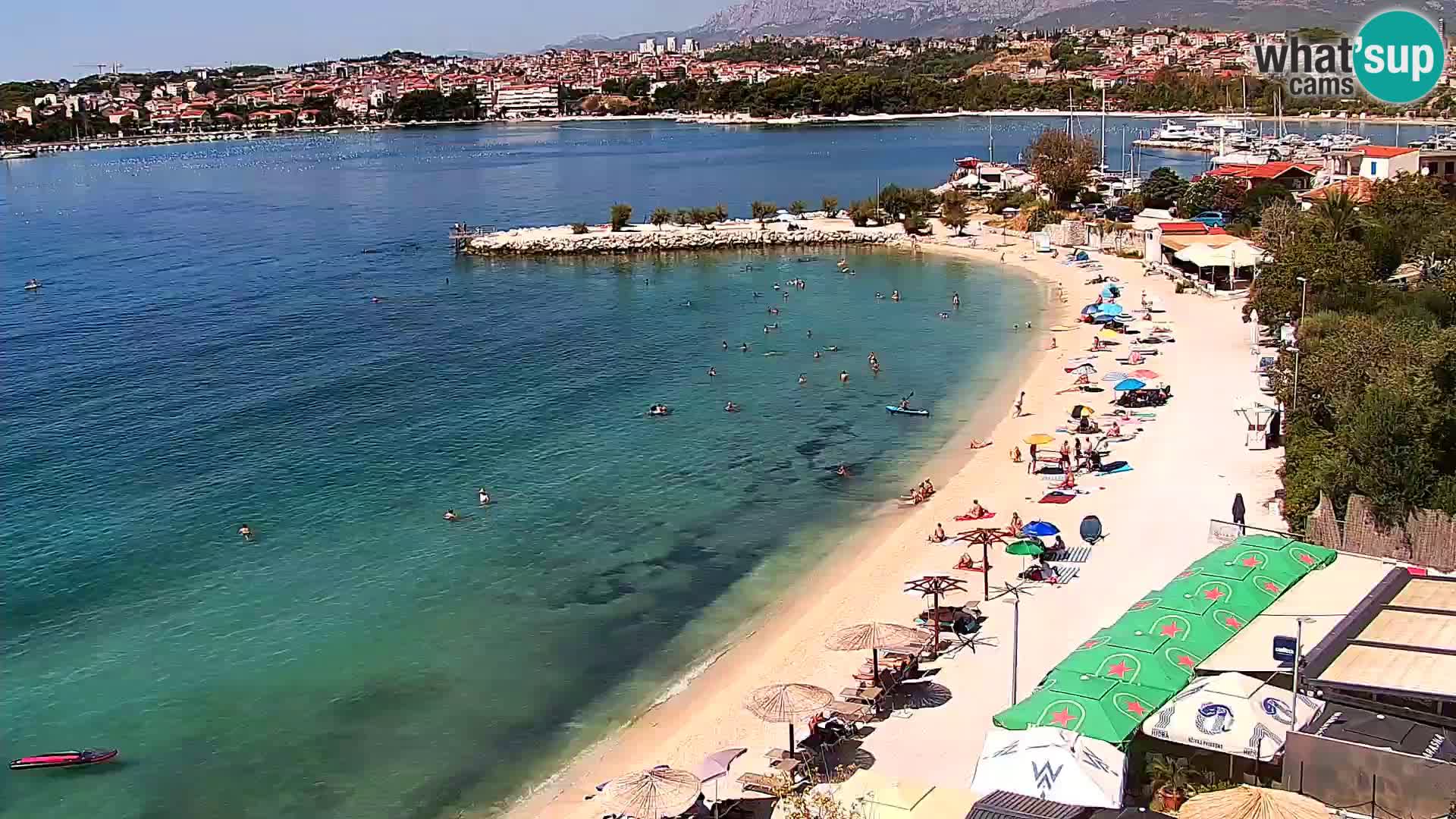 Podstrana Beach Webcam – Live View from Hotel Split