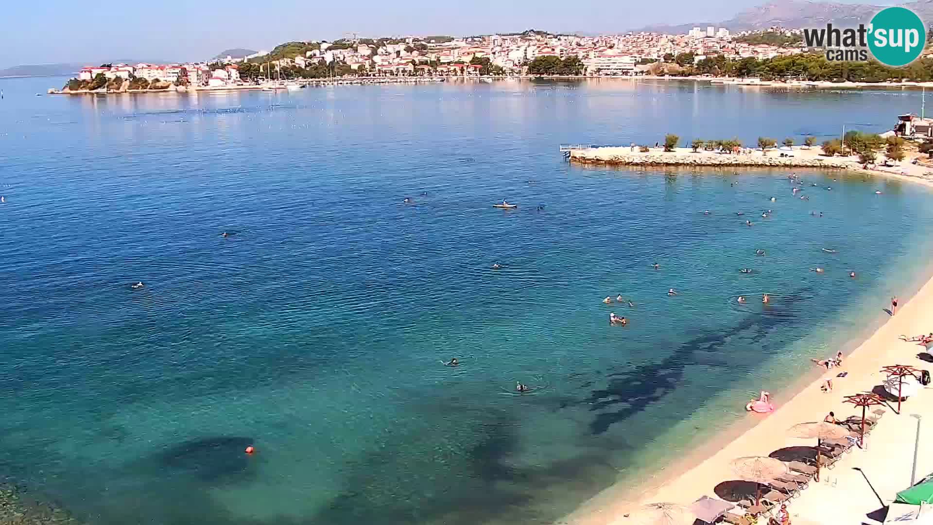 Webcam Playa de Podstrana – Vista en directo desde Hotel Split