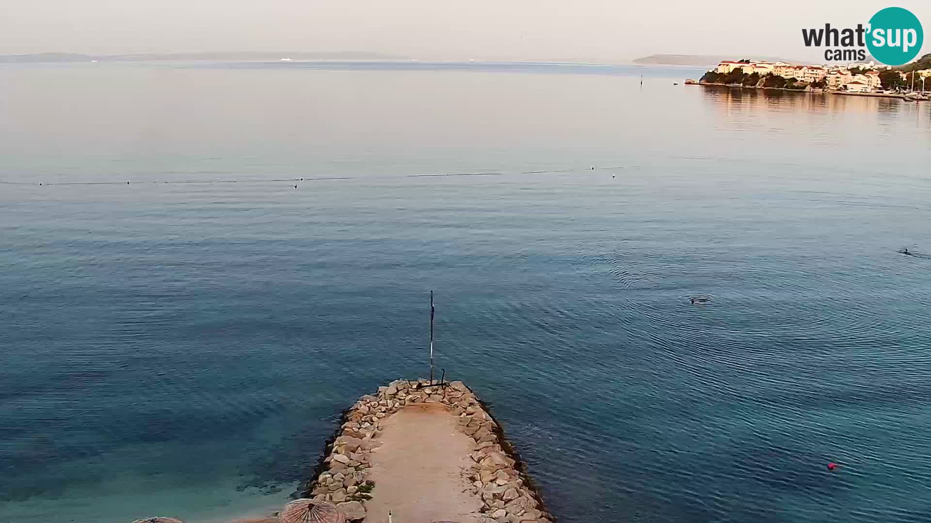 Webcam Playa de Podstrana – Vista en directo desde Hotel Split