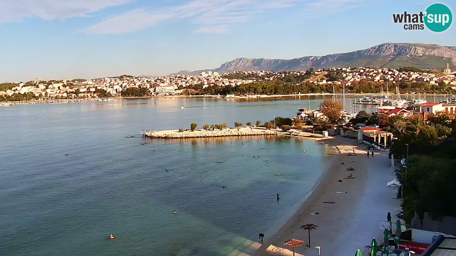 Webcam Playa de Podstrana – Vista en directo desde Hotel Split