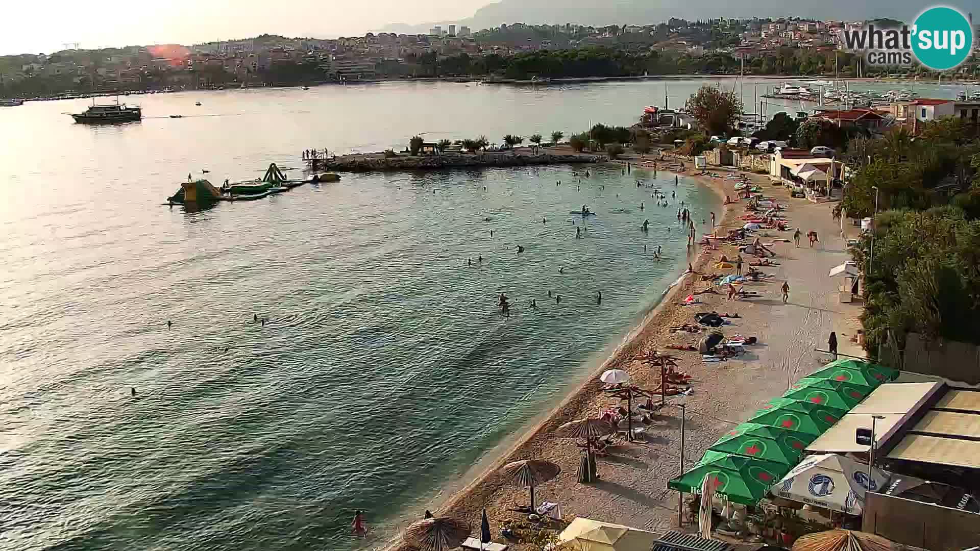 Web kamera Plaža Podstrana – Pogled uživo