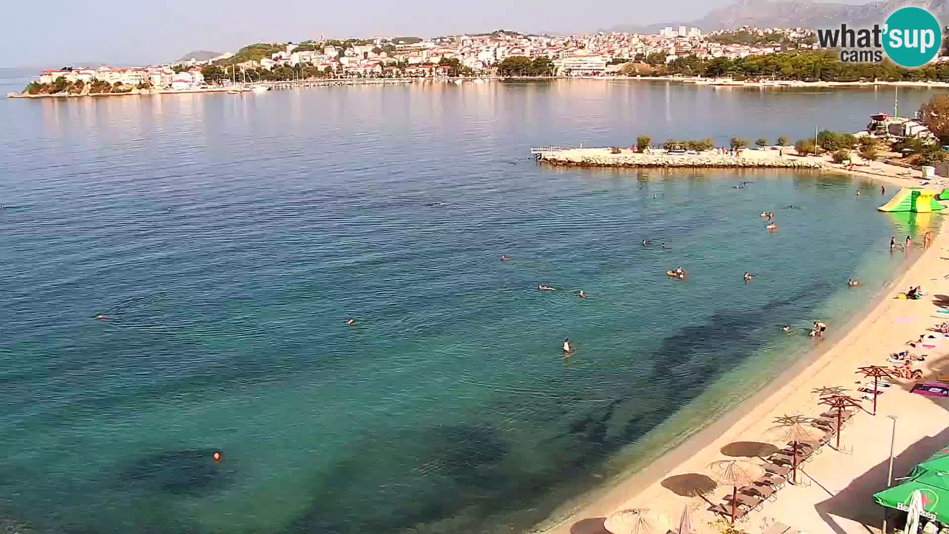Webcam Playa de Podstrana – Vista en directo desde Hotel Split