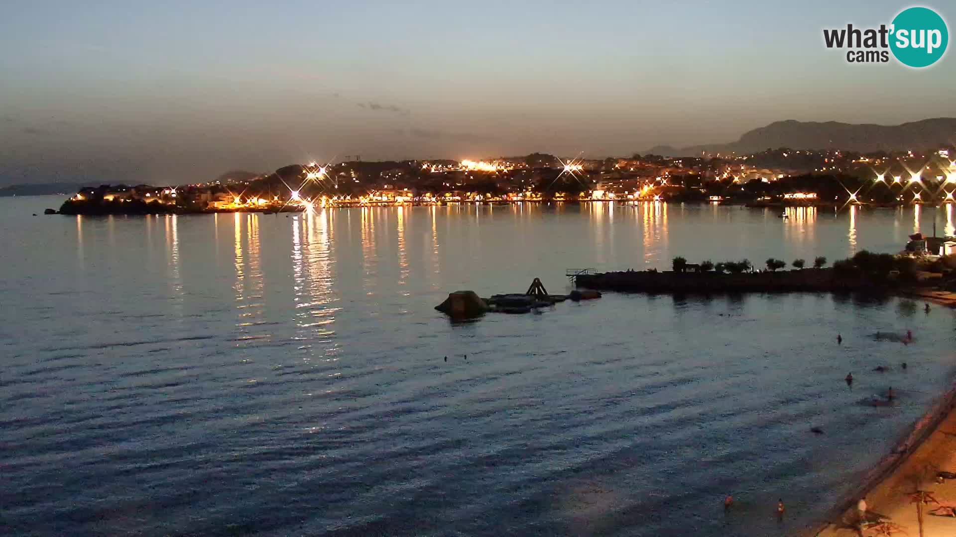 Spletna kamera Plaža Podstrana – Pogled v živo