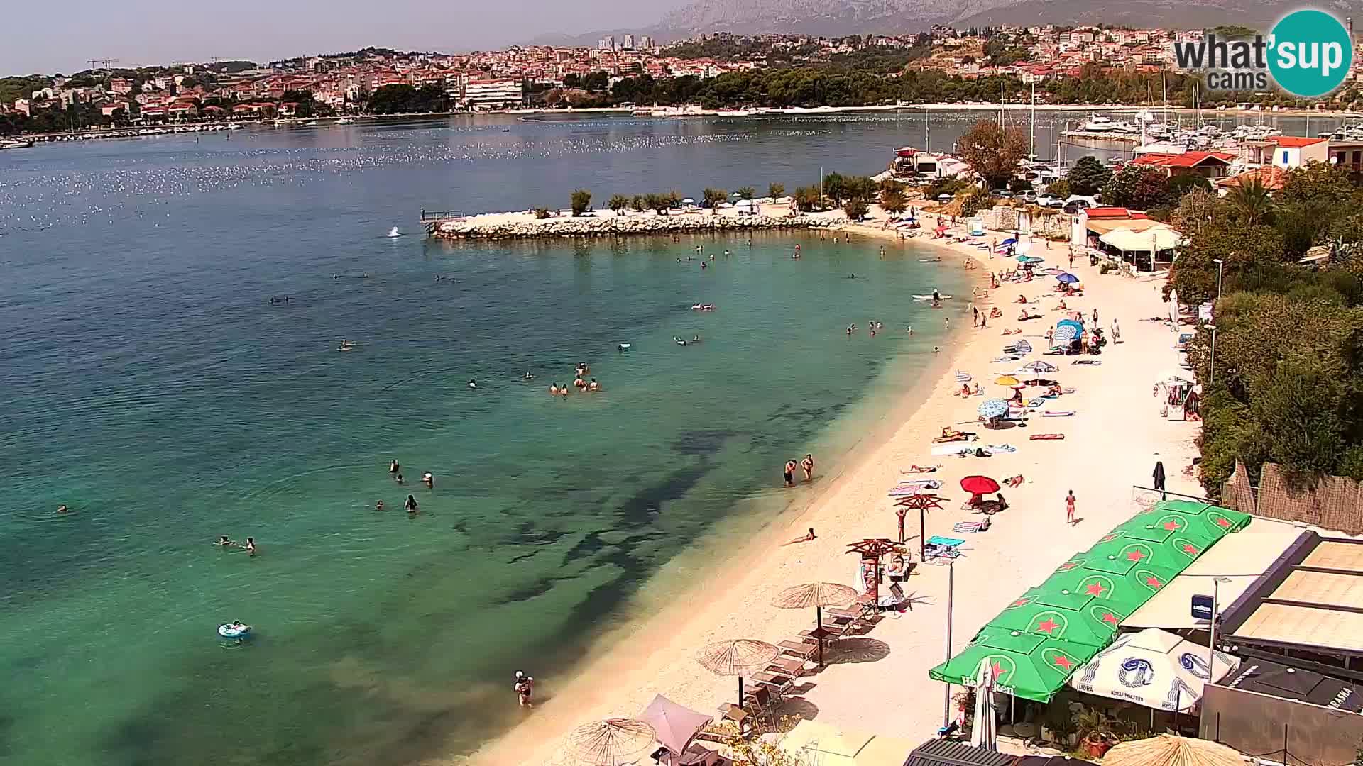 Podstrana Strand Webcam – Liveblick vom Hotel Split