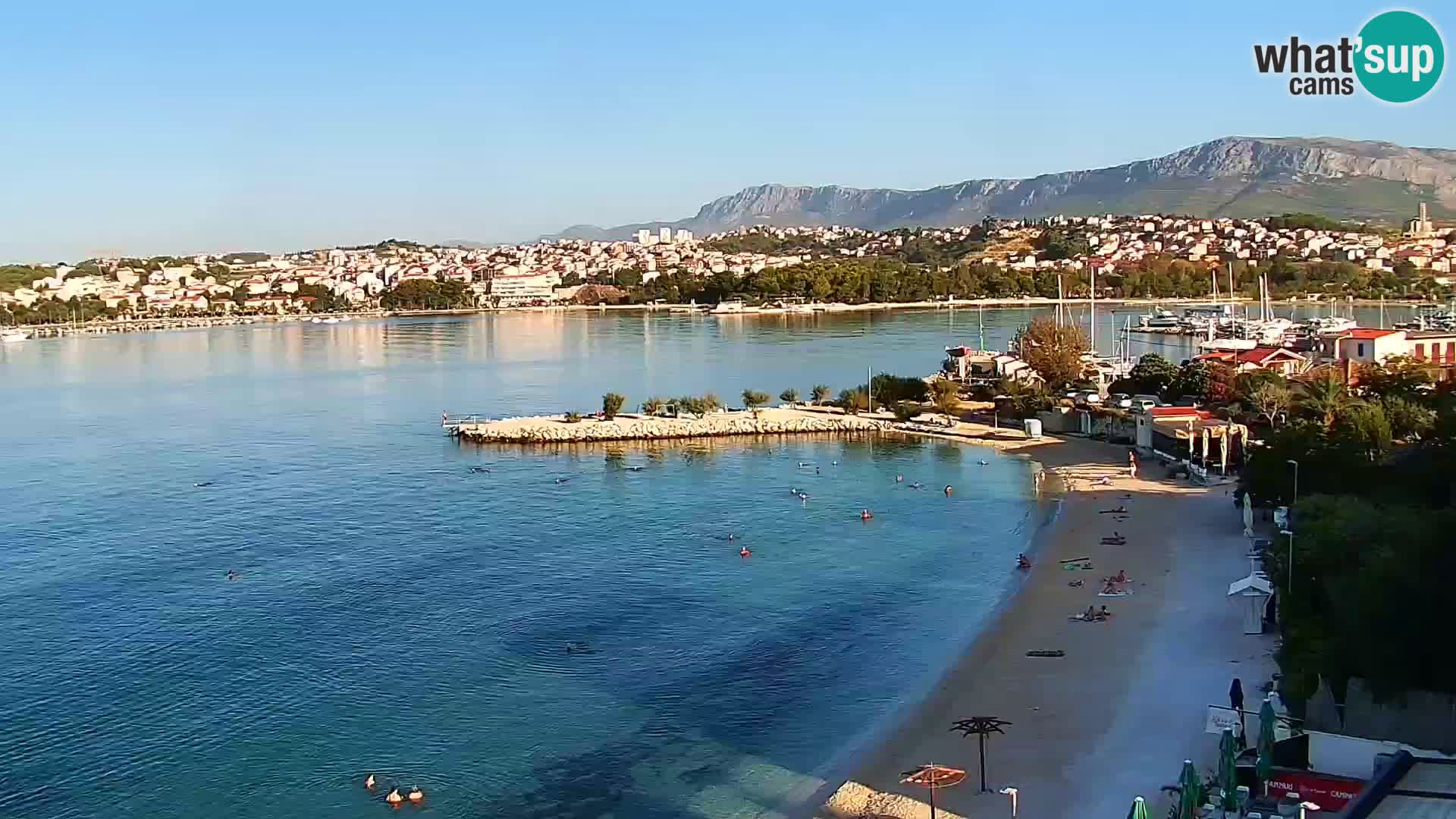 Podstrana Strand Webcam – Liveblick vom Hotel Split