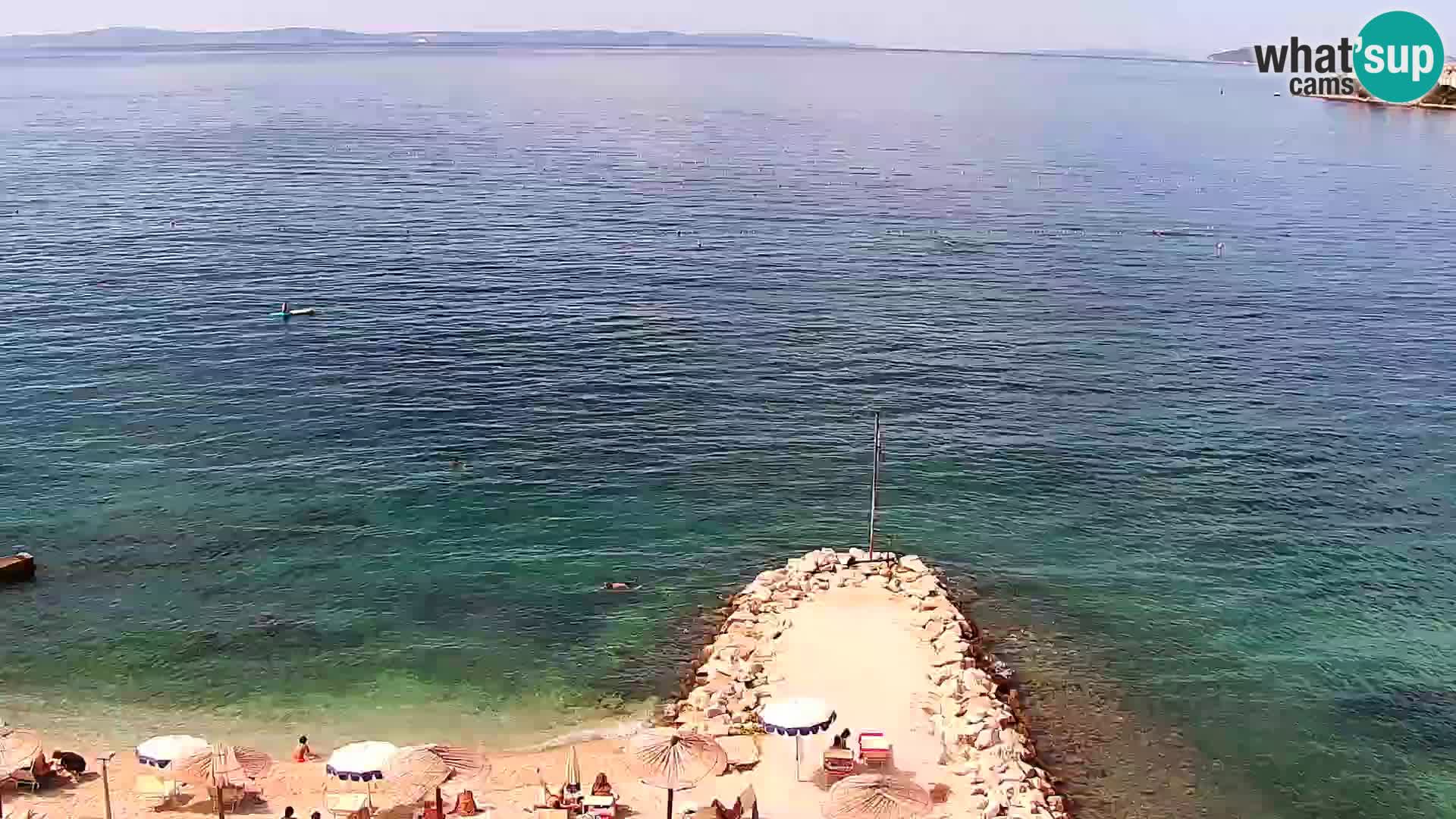 Webcam plage de Podstrana – Vue en direct depuis Hotel Split