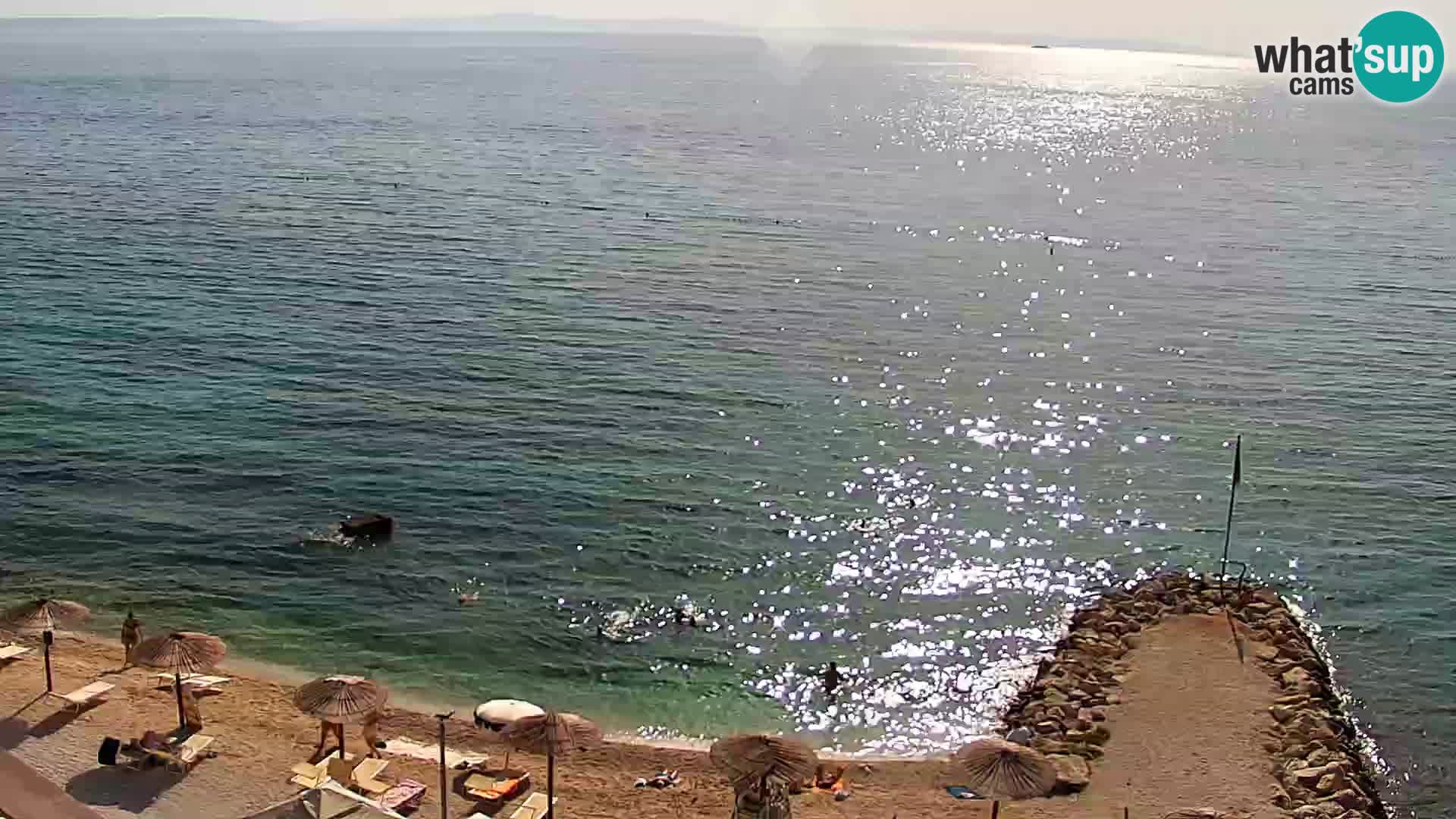 Webcam Playa de Podstrana – Vista en directo desde Hotel Split