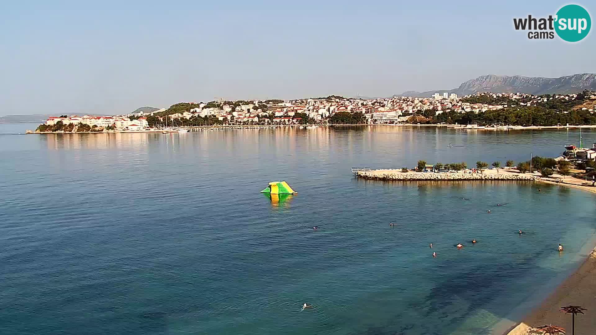 Webcam plage de Podstrana – Vue en direct depuis Hotel Split