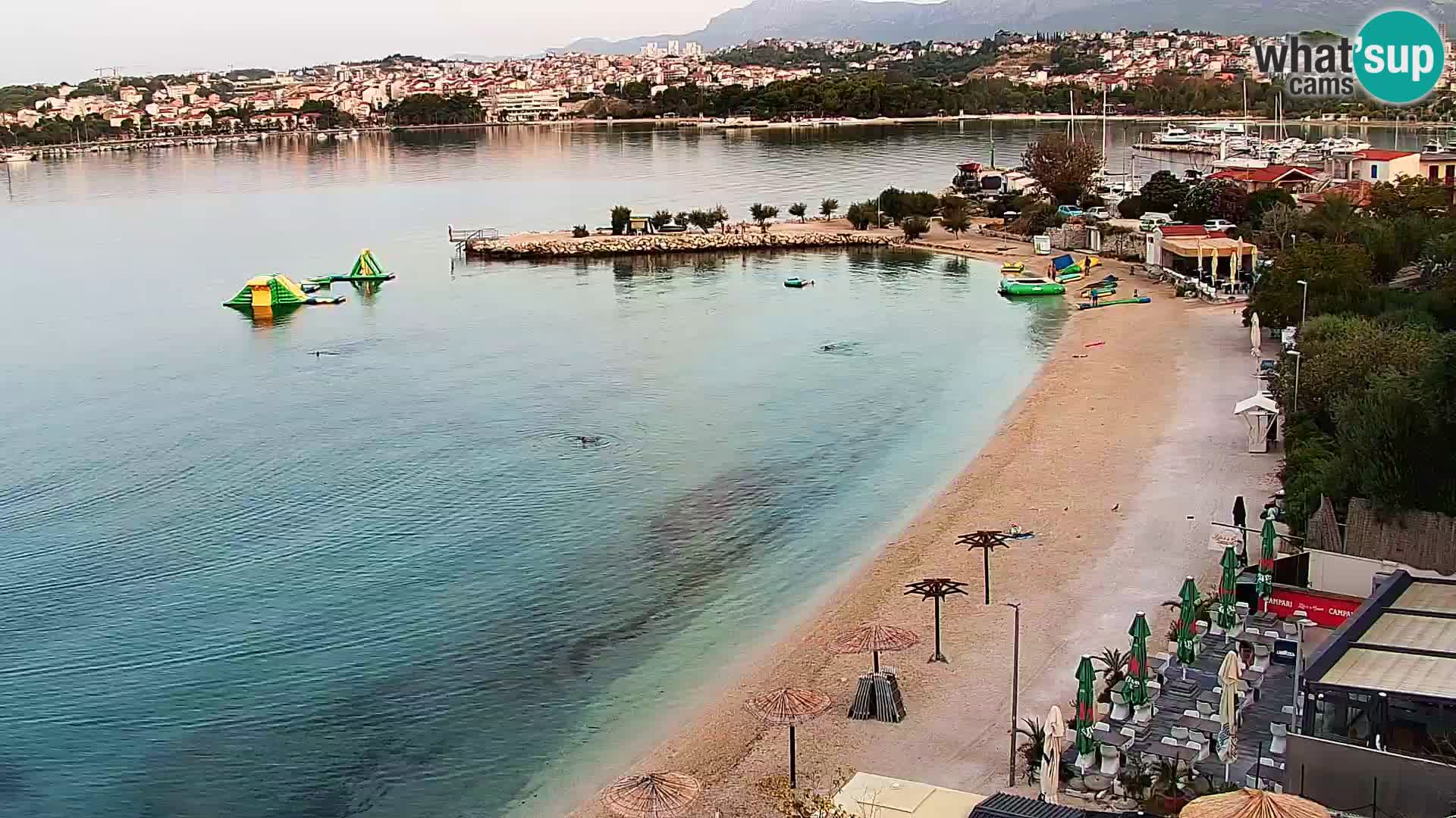 Webcam Playa de Podstrana – Vista en directo desde Hotel Split
