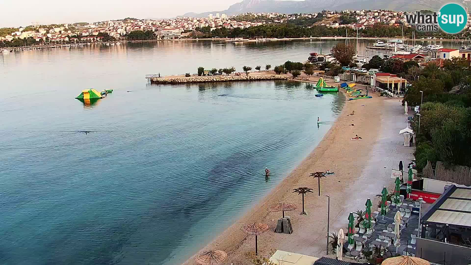 Webcam plage de Podstrana – Vue en direct depuis Hotel Split