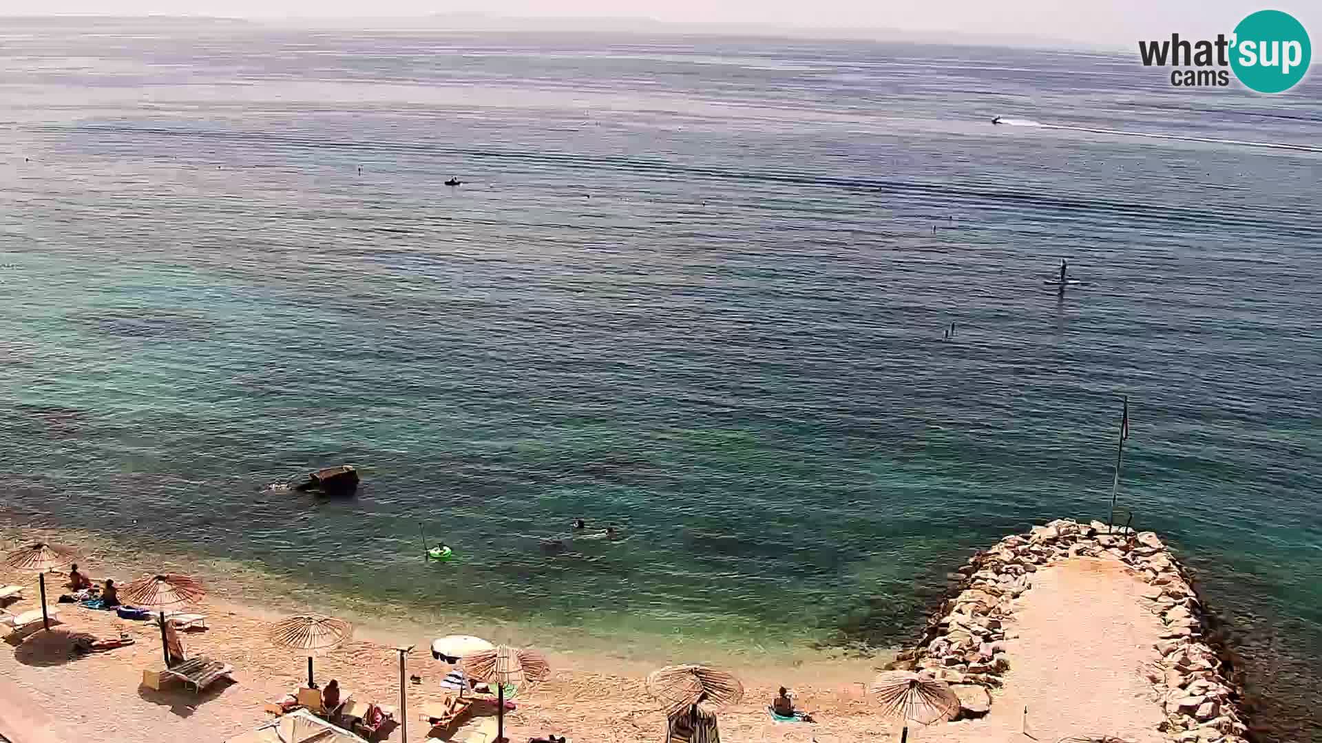 Webcam plage de Podstrana – Vue en direct depuis Hotel Split