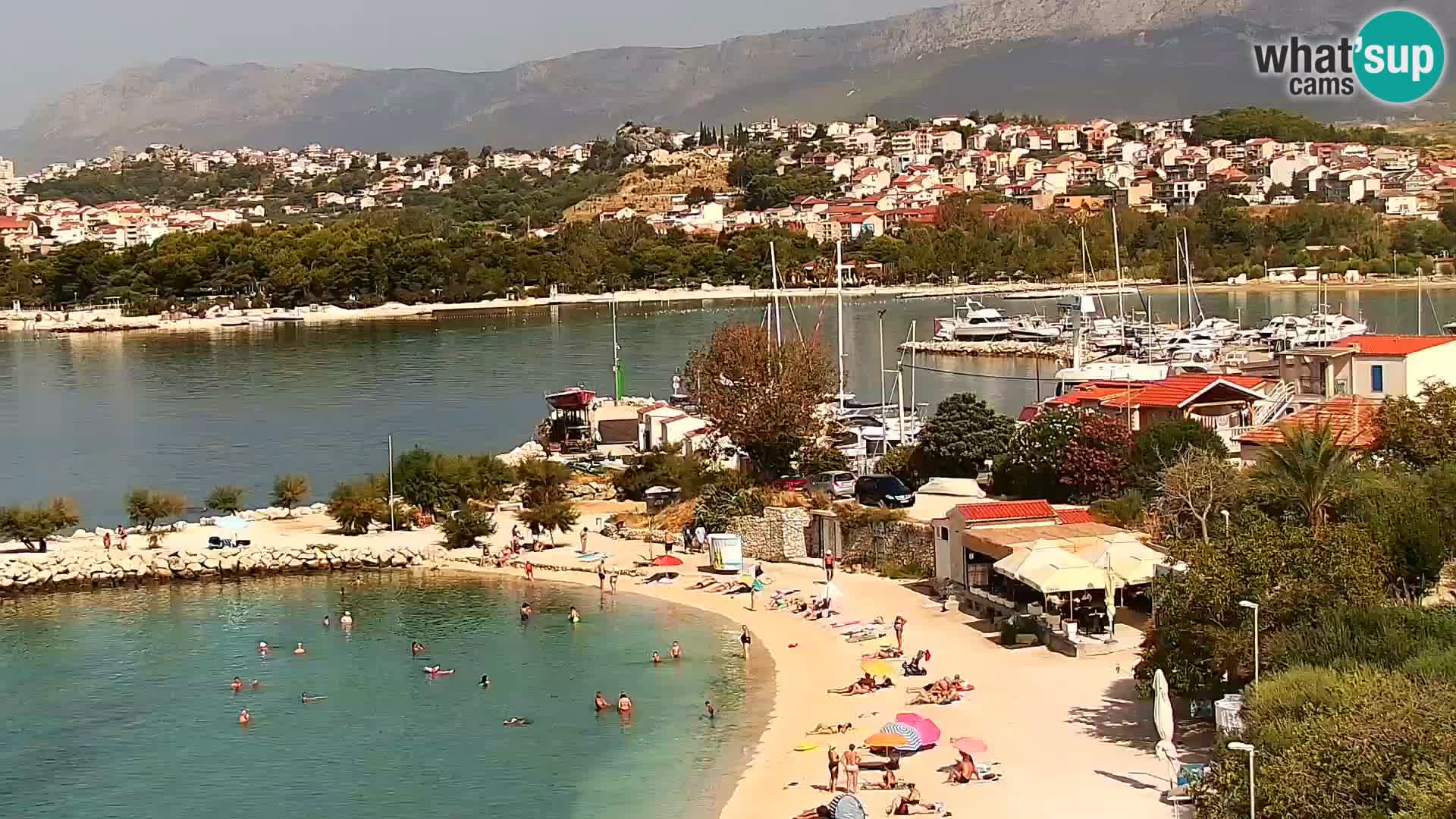 Podstrana Strand Webcam – Liveblick vom Hotel Split