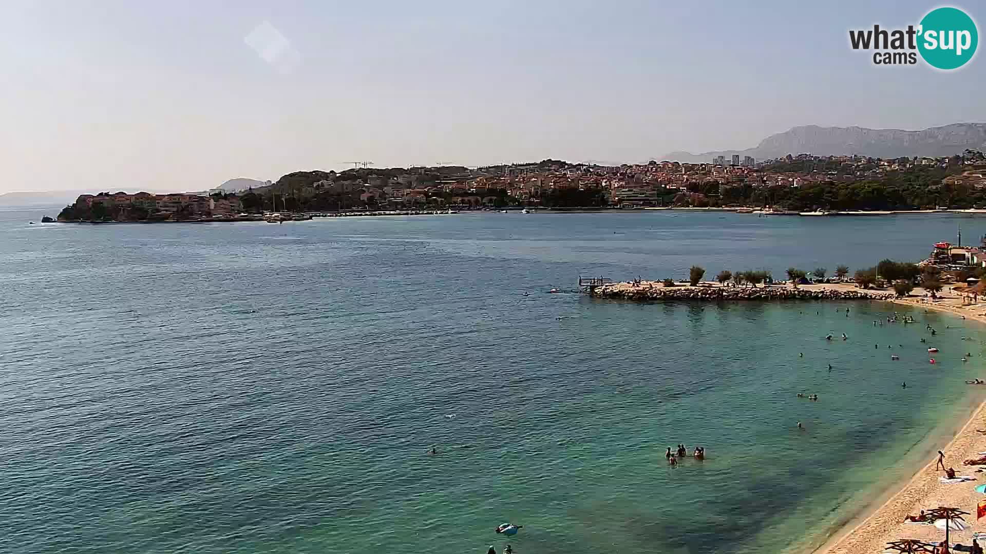 Webcam plage de Podstrana – Vue en direct depuis Hotel Split