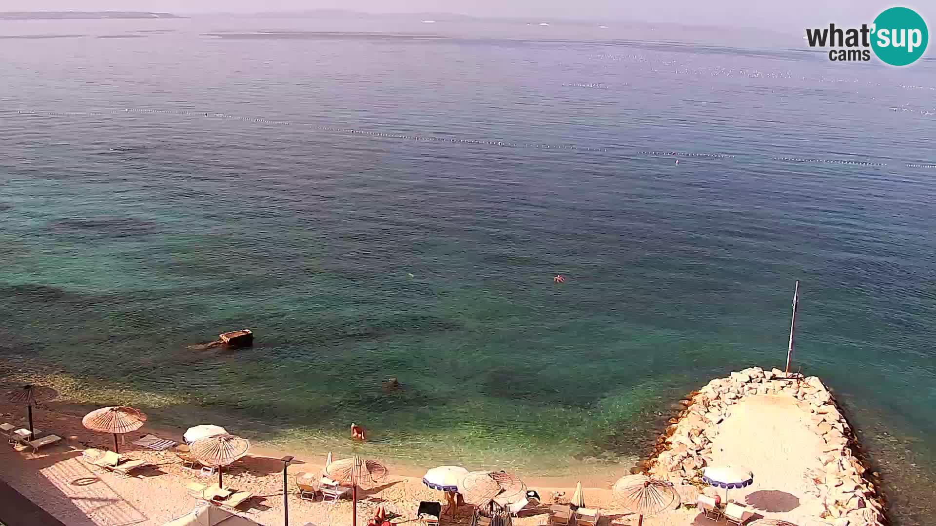 Podstrana Strand Webcam – Liveblick vom Hotel Split
