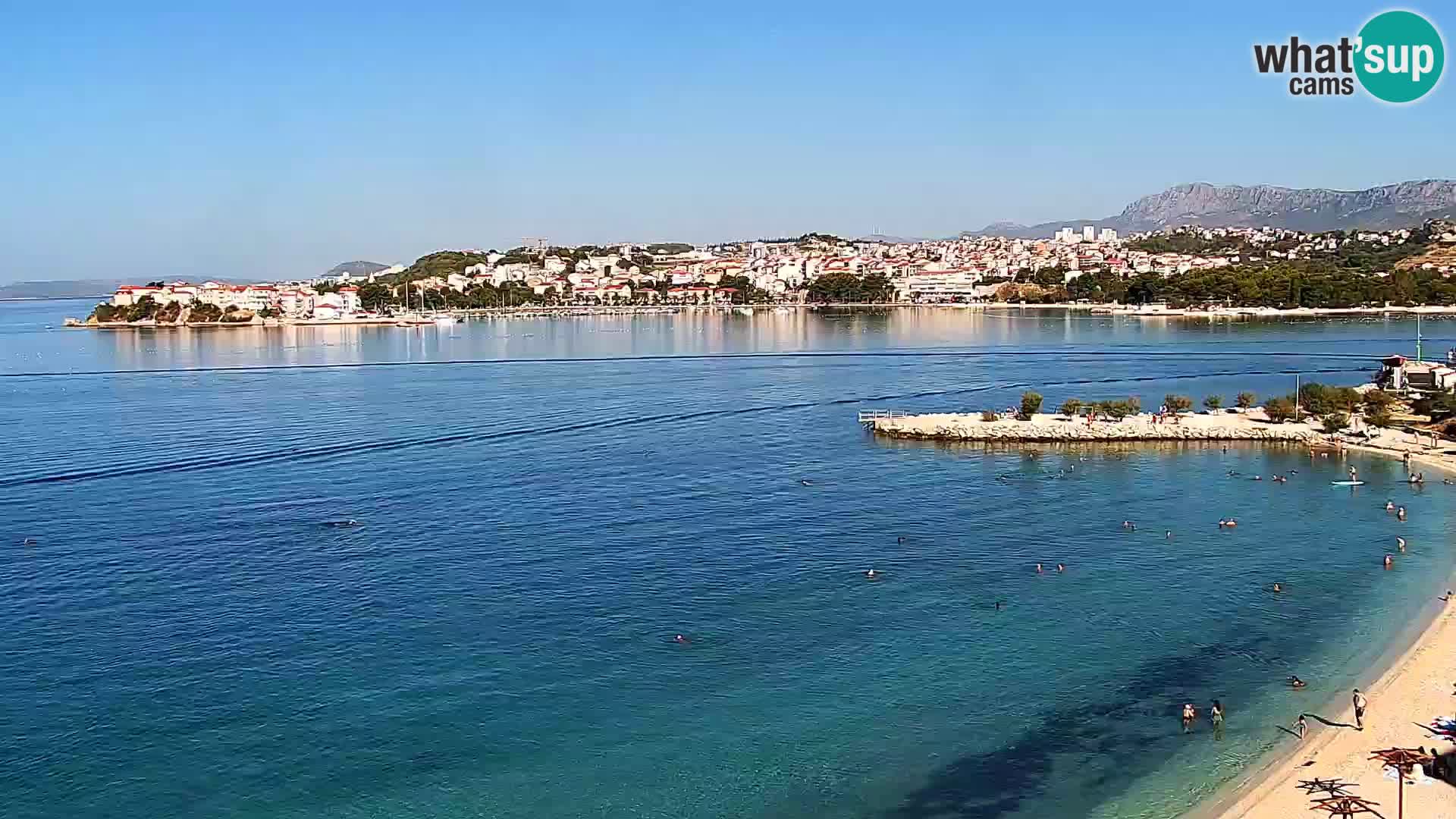 Webcam Playa de Podstrana – Vista en directo desde Hotel Split