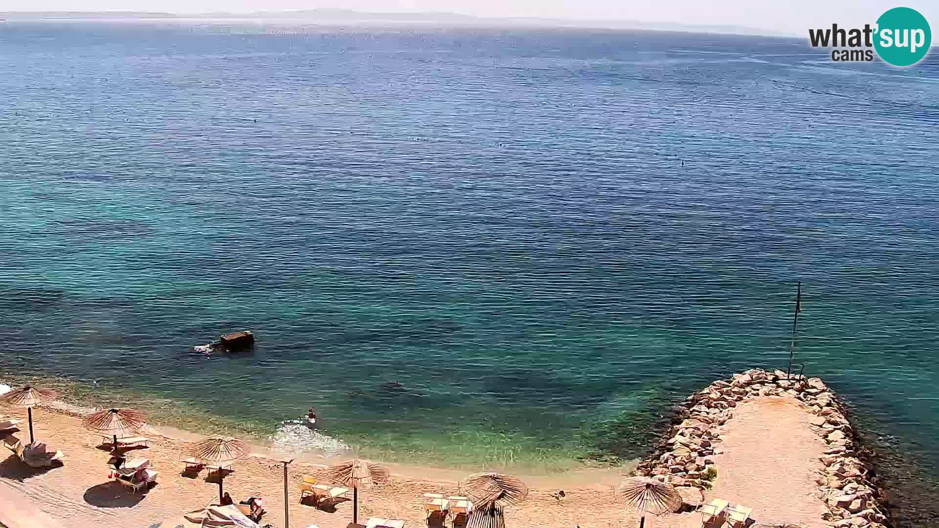 Webcam plage de Podstrana – Vue en direct depuis Hotel Split