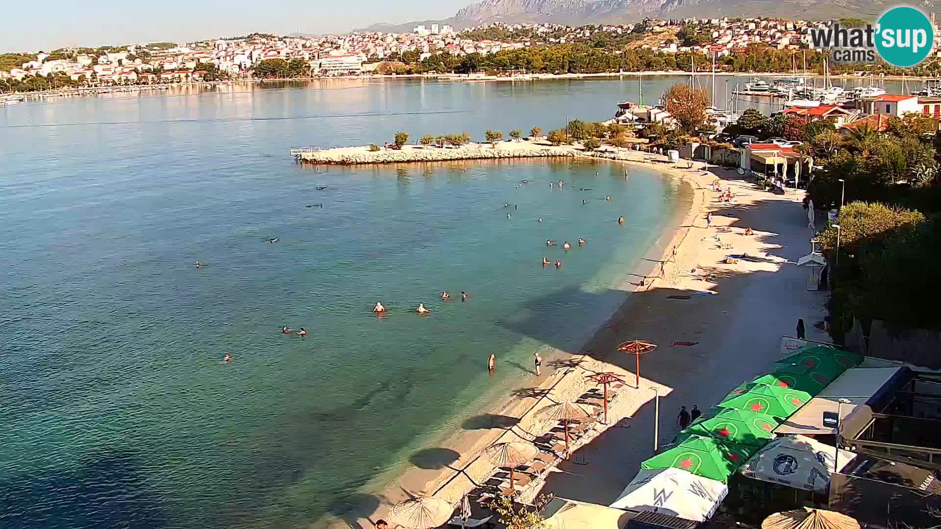 Podstrana Strand Webcam – Liveblick vom Hotel Split