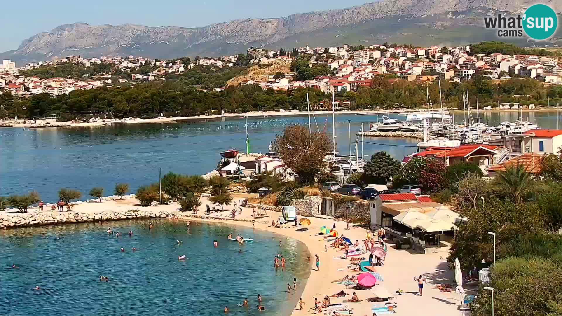Podstrana Strand Webcam – Liveblick vom Hotel Split