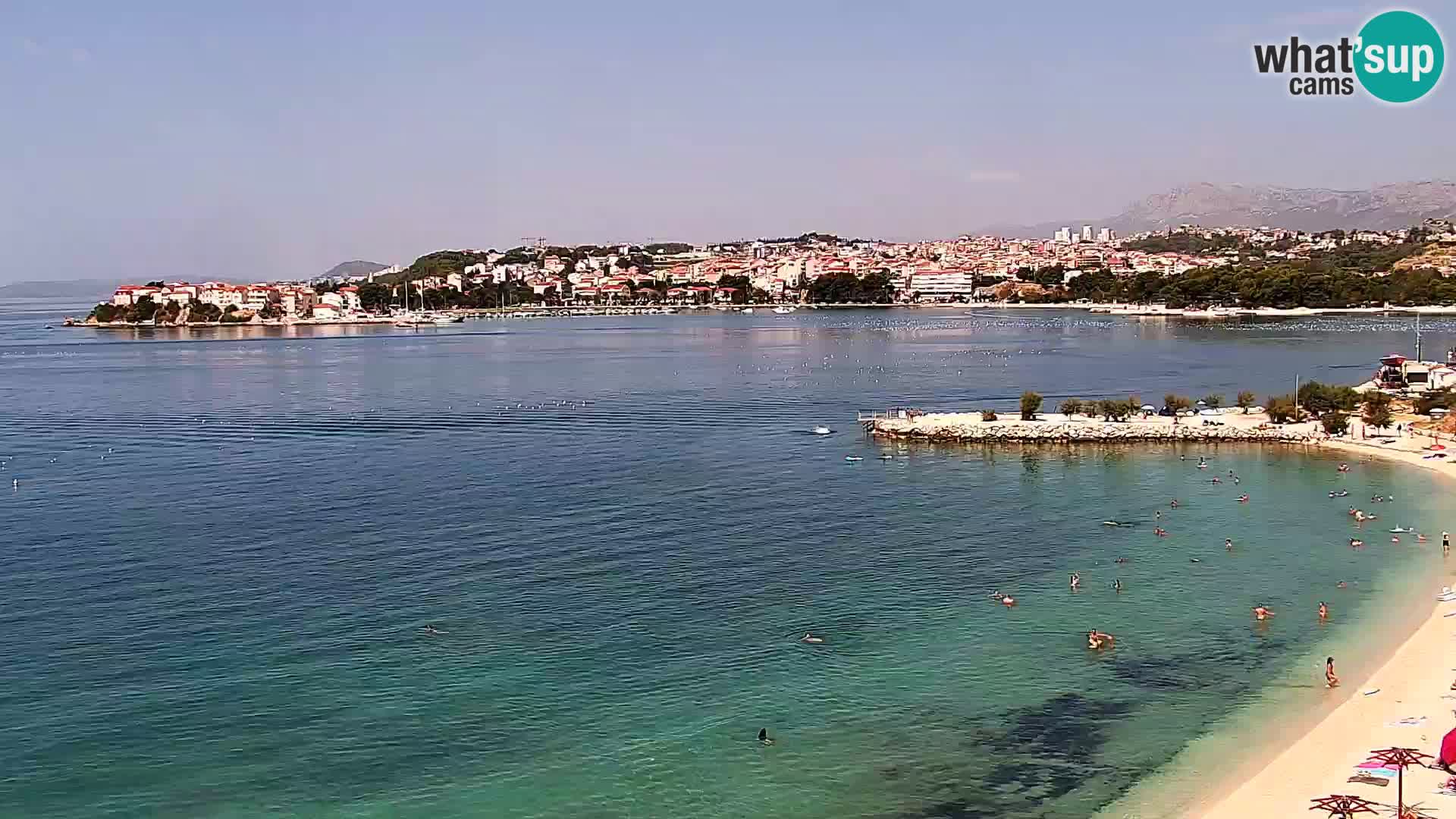 Webcam plage de Podstrana – Vue en direct depuis Hotel Split