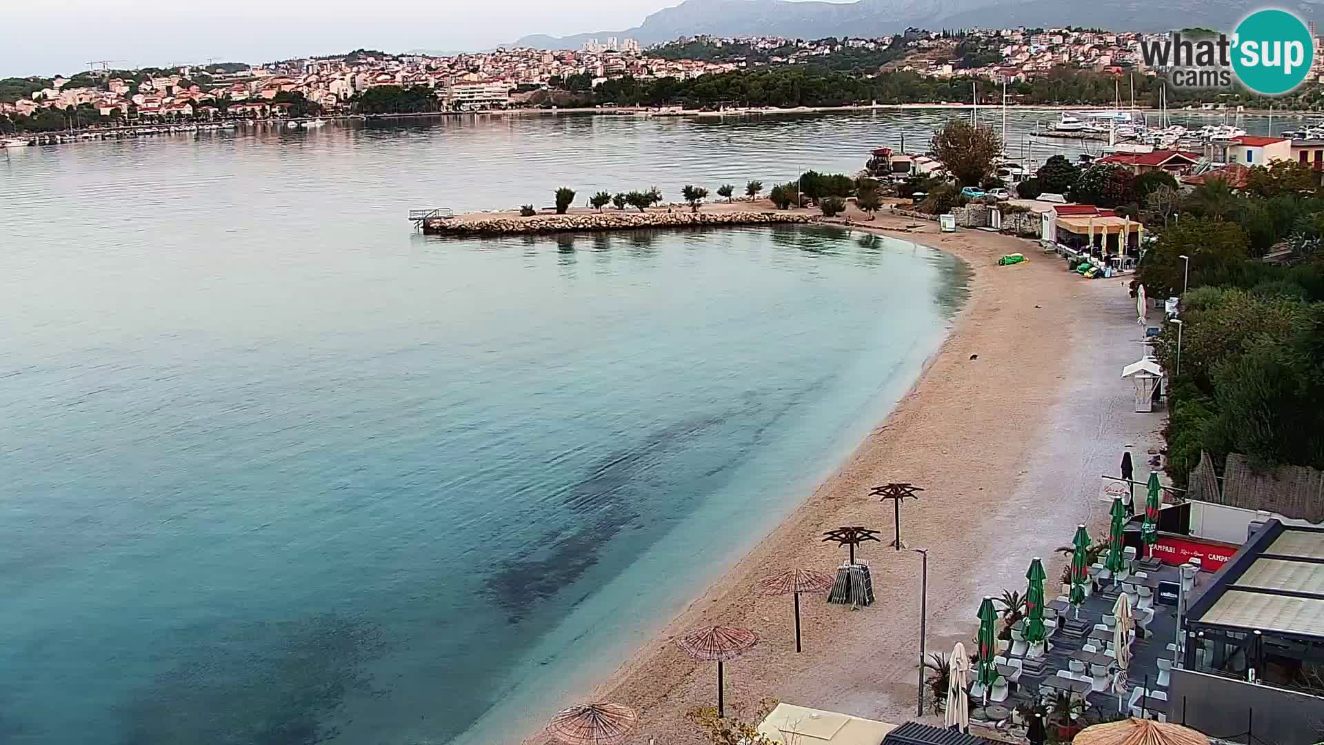 Webcam plage de Podstrana – Vue en direct depuis Hotel Split
