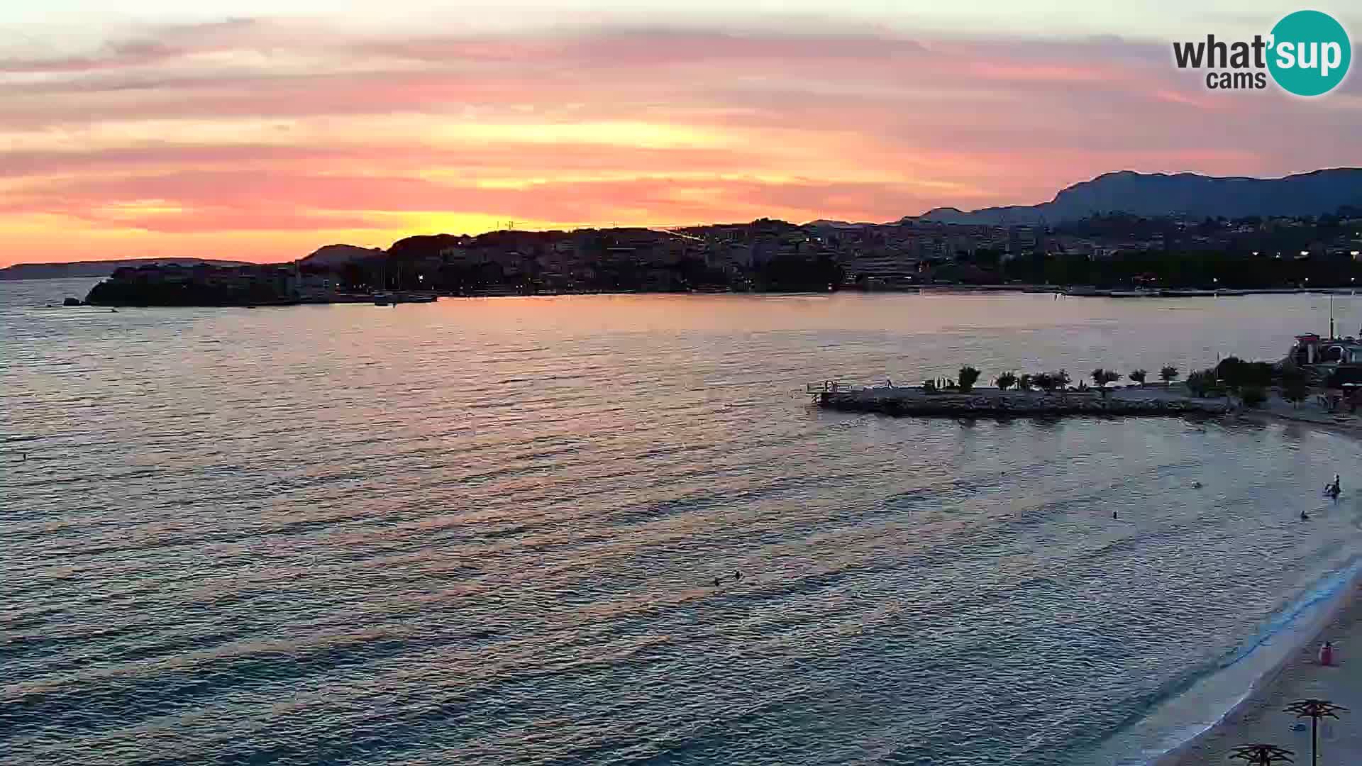 Podstrana Strand Webcam – Liveblick vom Hotel Split