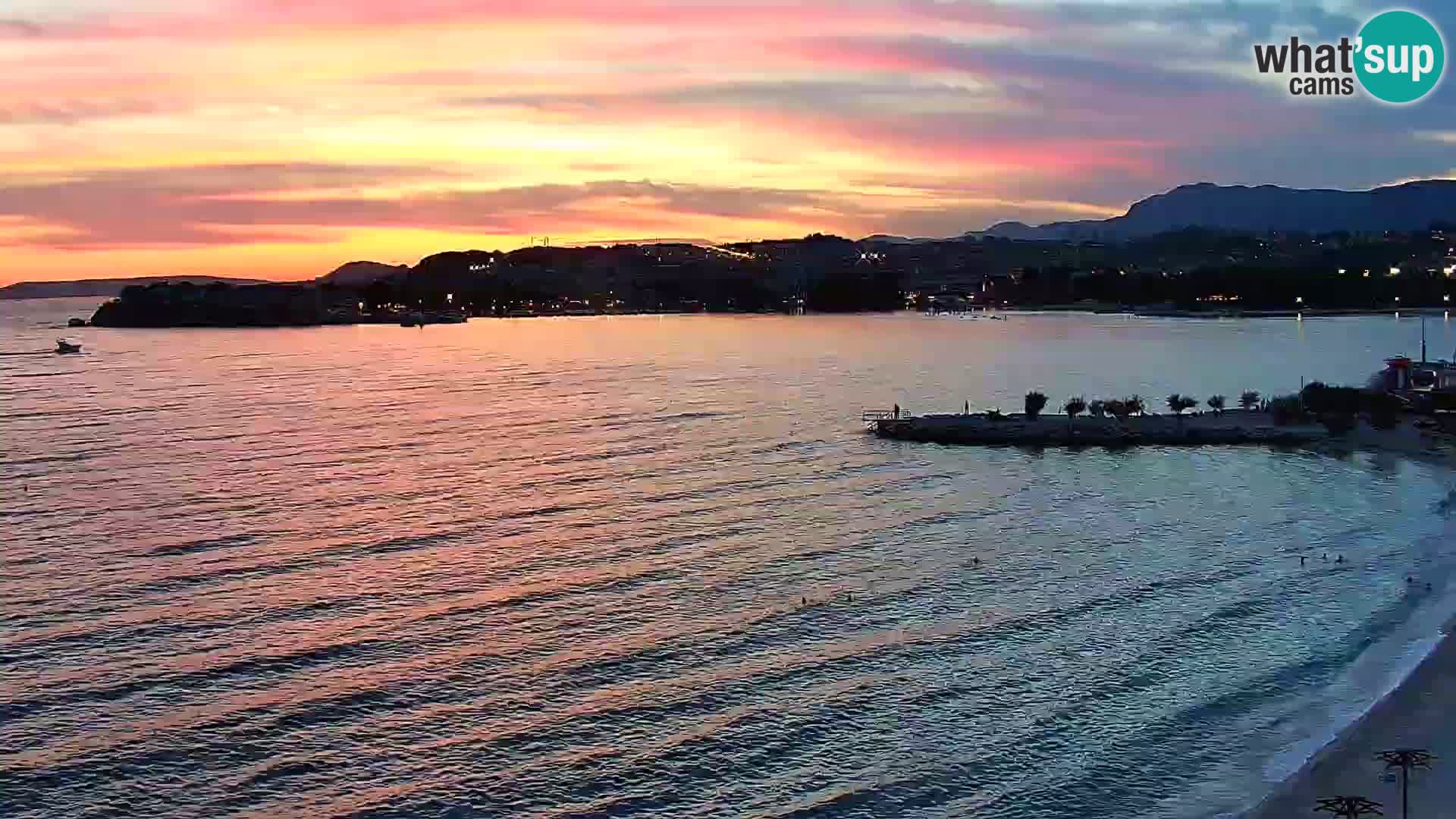 Webcam Playa de Podstrana – Vista en directo desde Hotel Split