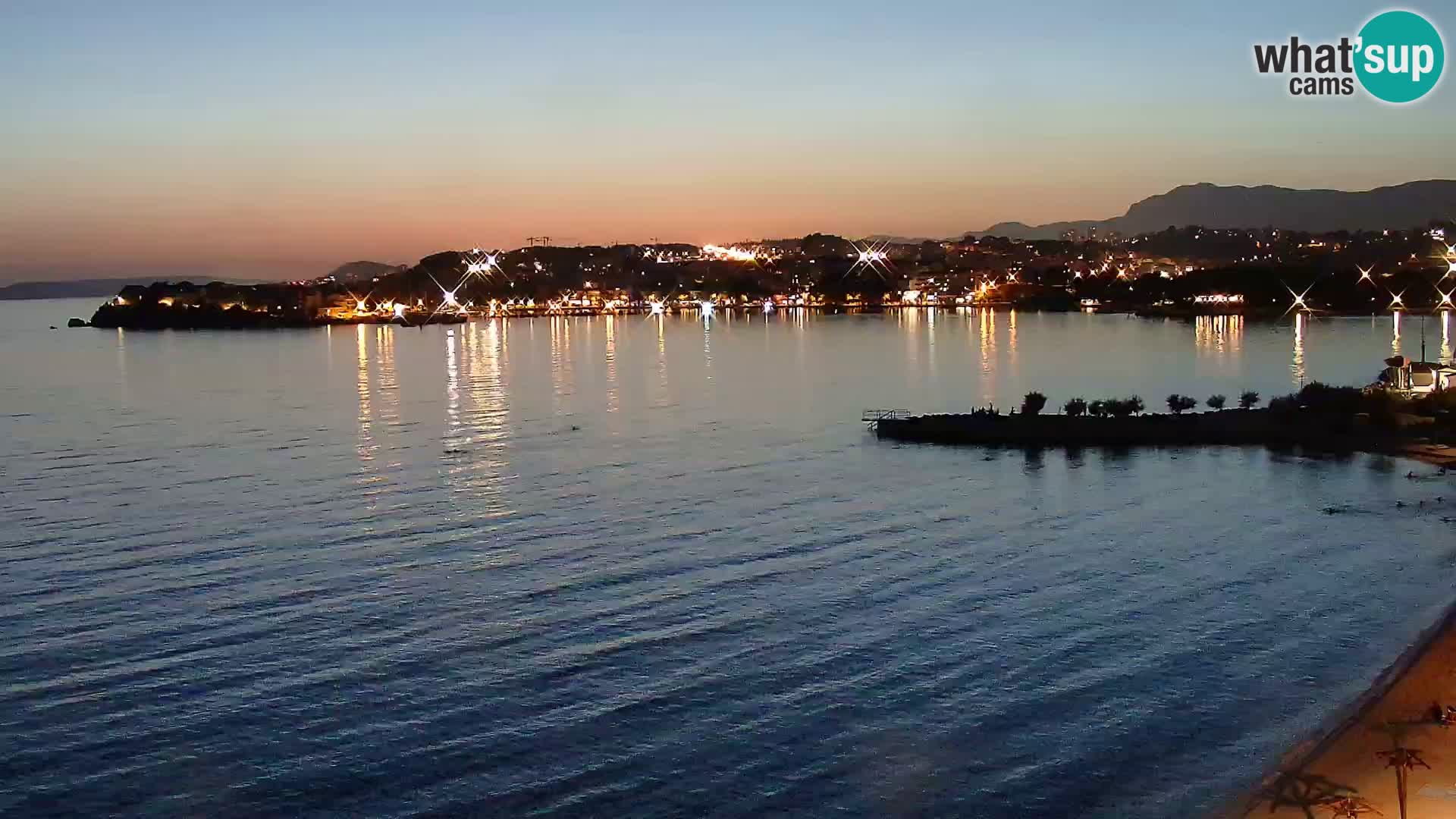 Podstrana Strand Webcam – Liveblick vom Hotel Split