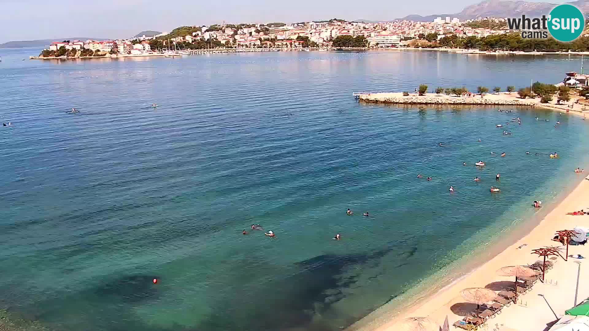 Webcam plage de Podstrana – Vue en direct depuis Hotel Split