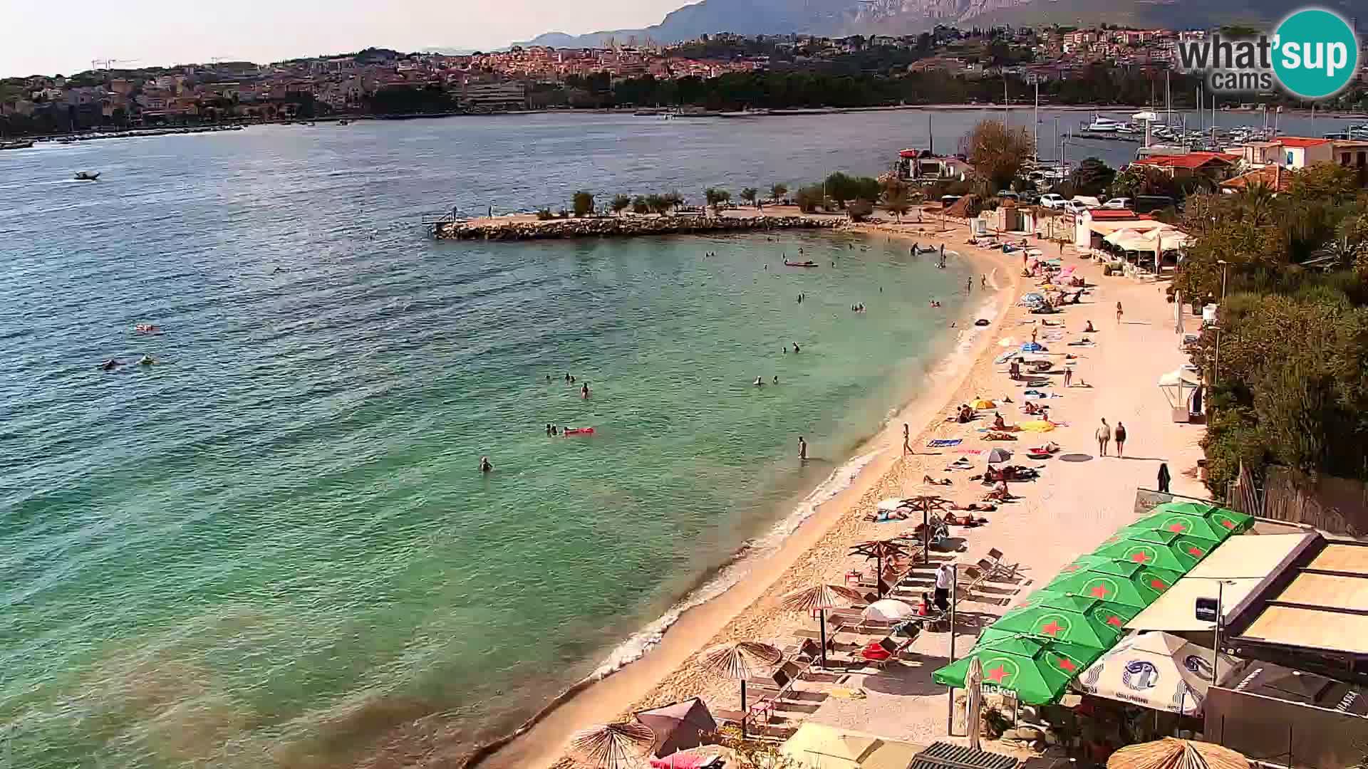 Podstrana Beach Webcam – Live View from Hotel Split