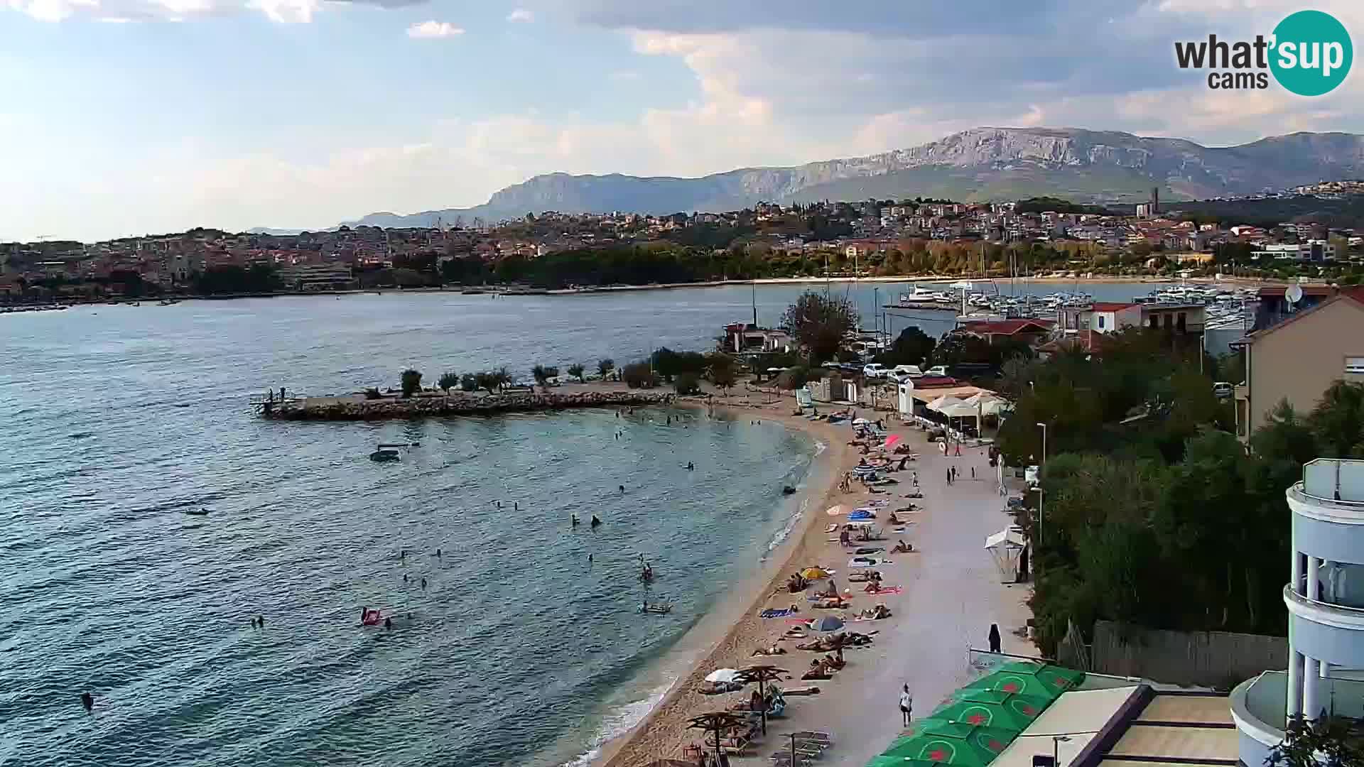 Webcam plage de Podstrana – Vue en direct depuis Hotel Split