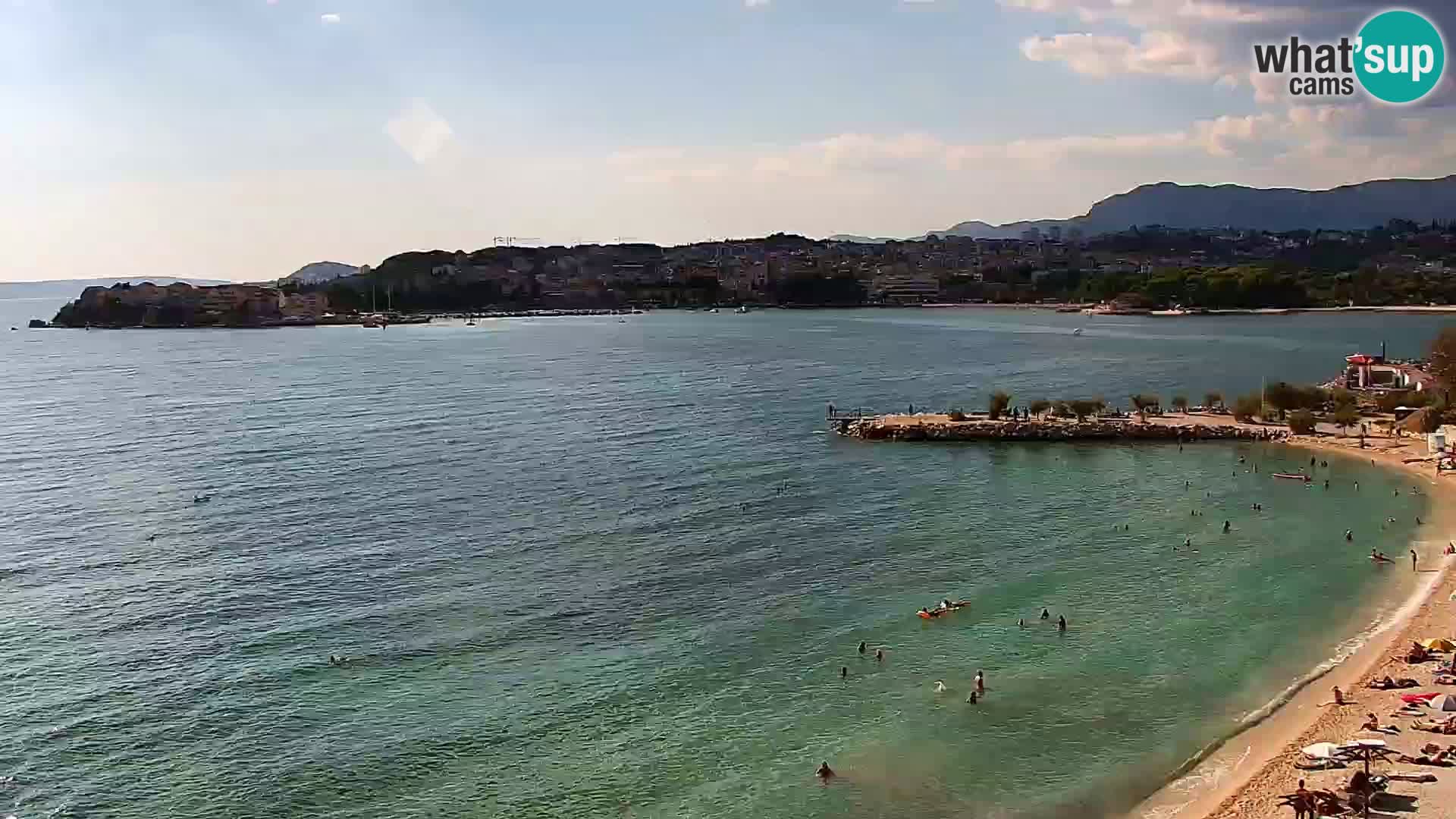 Web kamera Plaža Podstrana – Pogled uživo