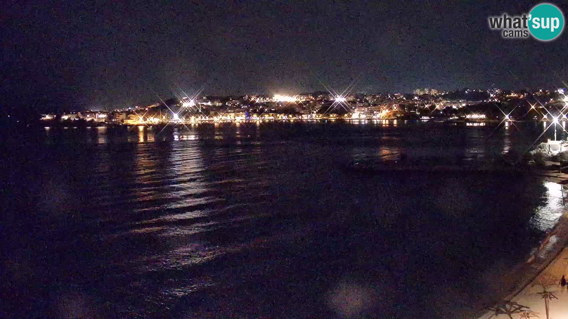 Webcam Playa de Podstrana – Vista en directo desde Hotel Split