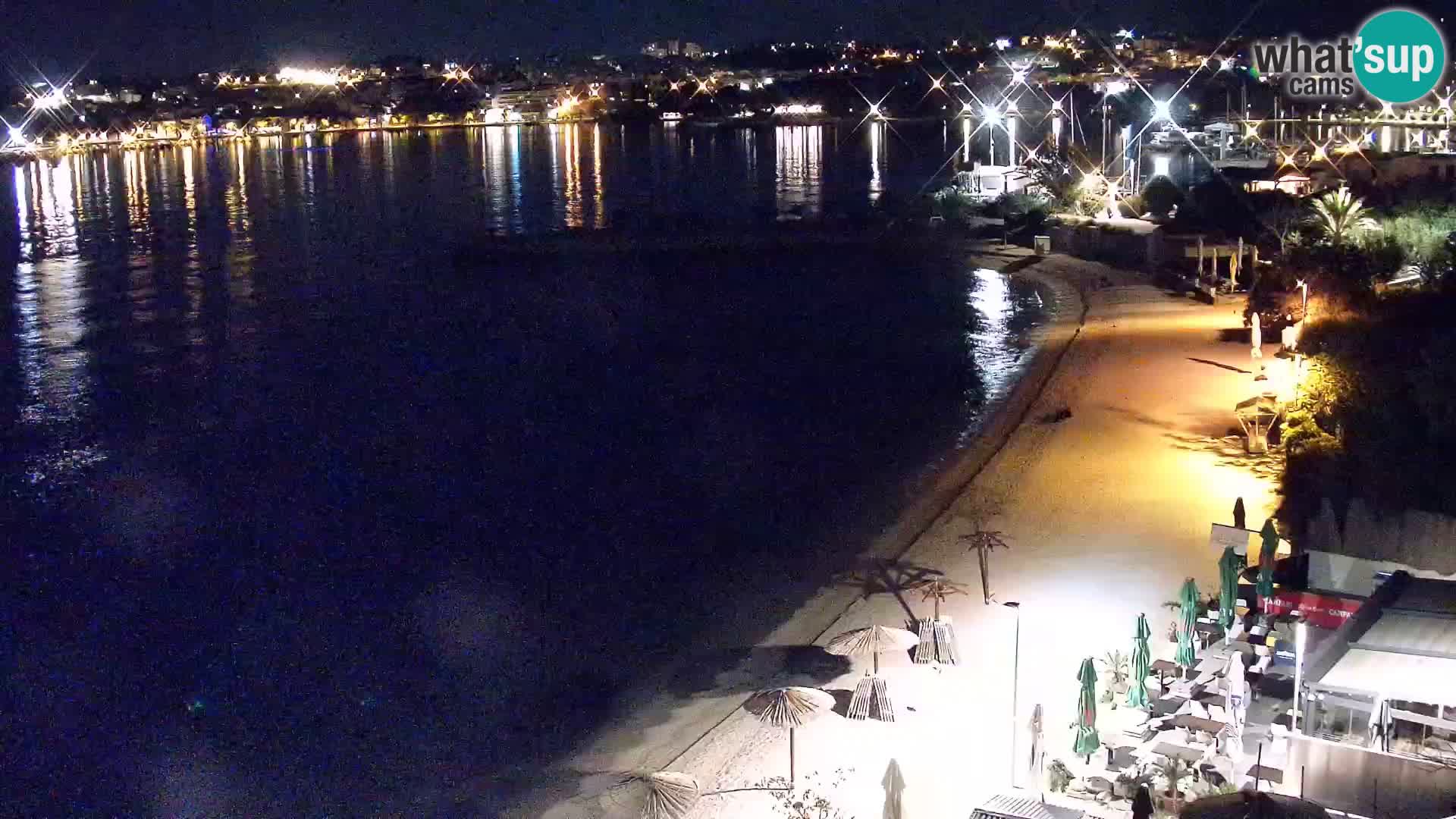 Spletna kamera Plaža Podstrana – Pogled v živo
