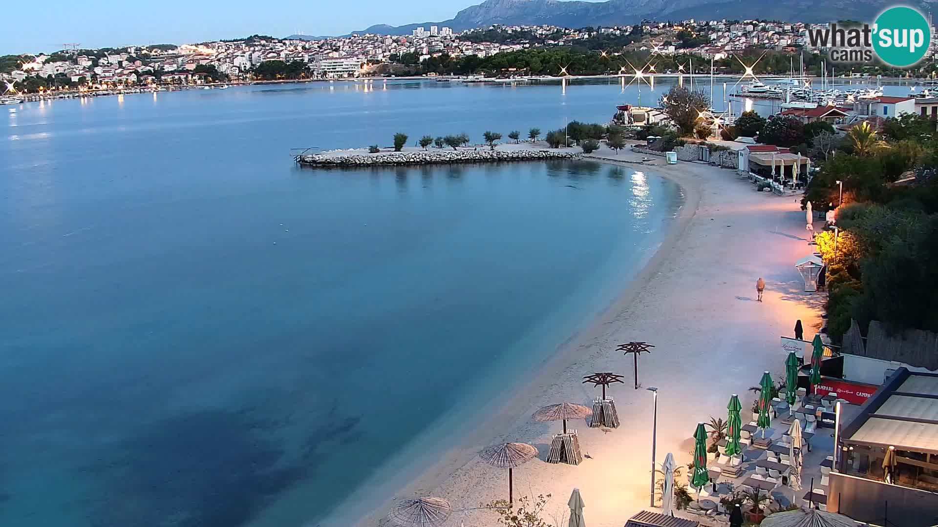 Webcam plage de Podstrana – Vue en direct depuis Hotel Split