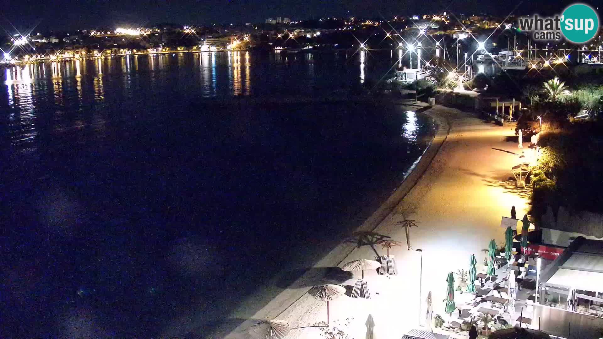 Spletna kamera Plaža Podstrana – Pogled v živo