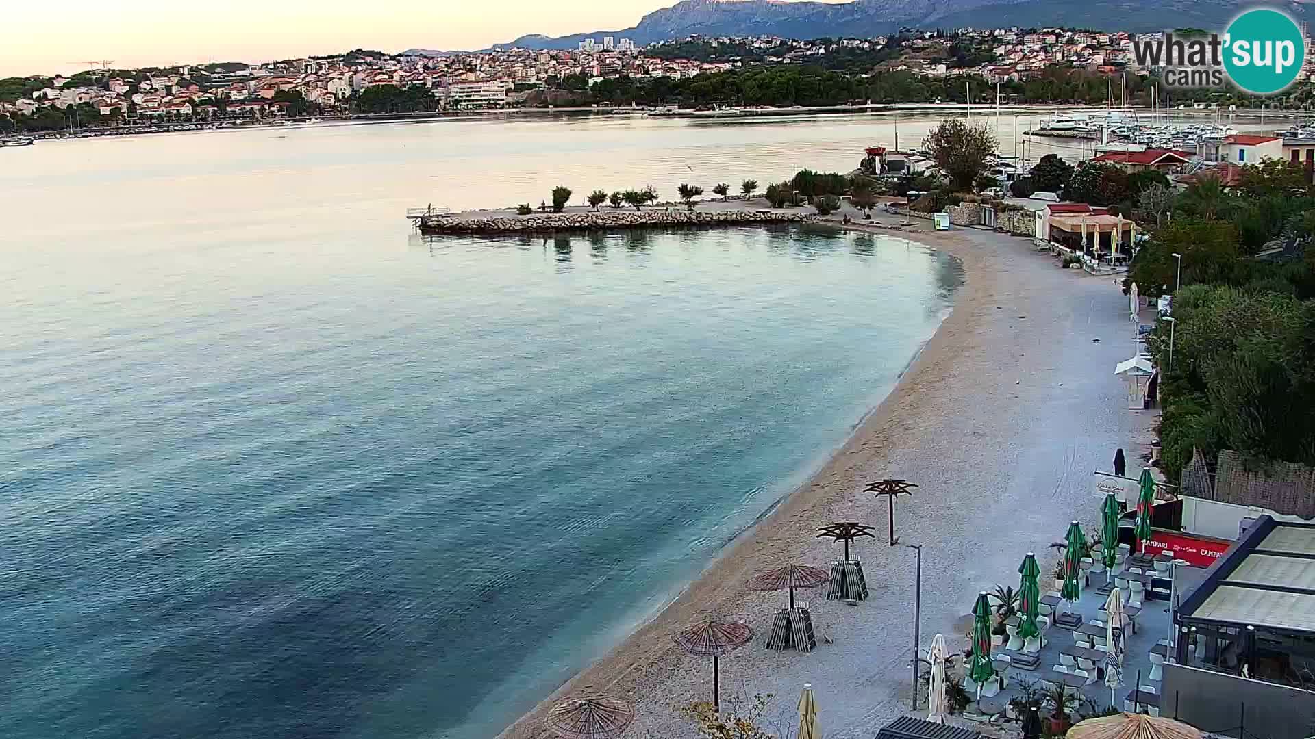 Podstrana Strand Webcam – Liveblick vom Hotel Split