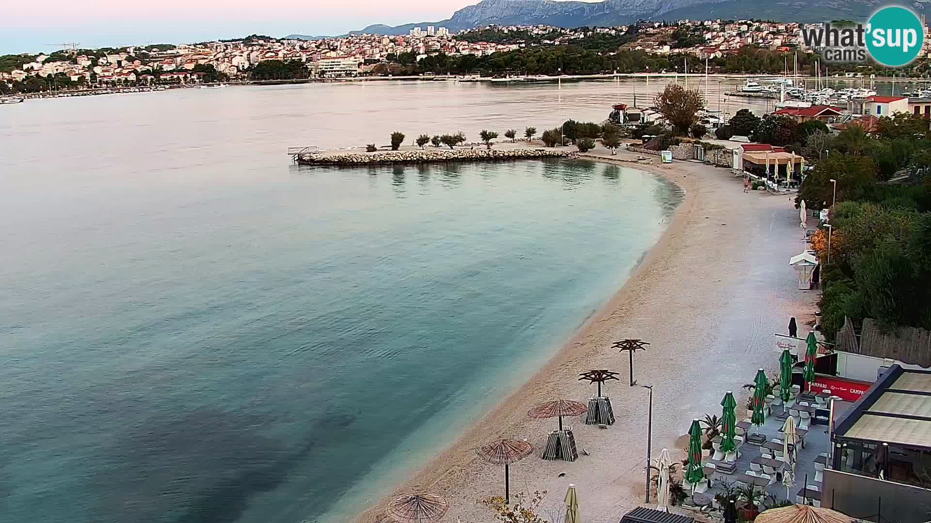 Web kamera Plaža Podstrana – Pogled uživo