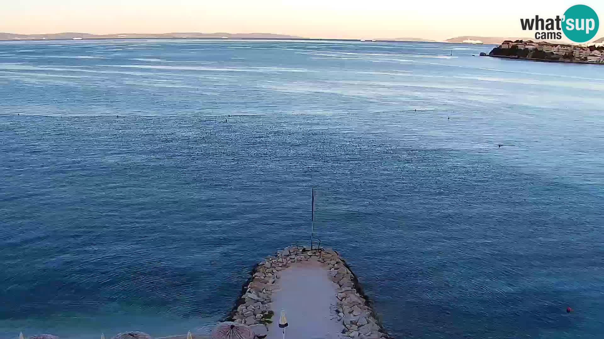Podstrana Strand Webcam – Liveblick vom Hotel Split