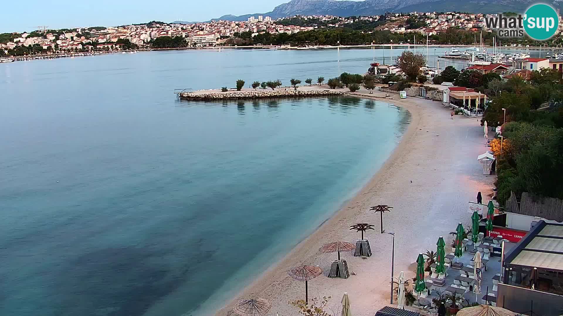Podstrana Strand Webcam – Liveblick vom Hotel Split