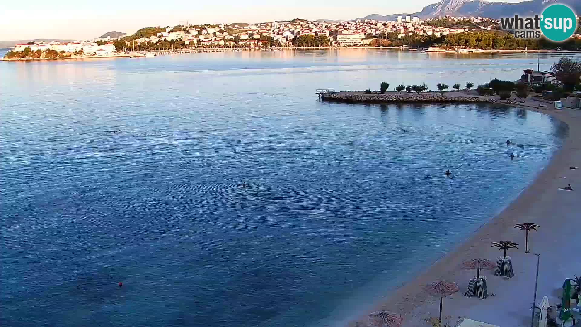 Webcam Playa de Podstrana – Vista en directo desde Hotel Split
