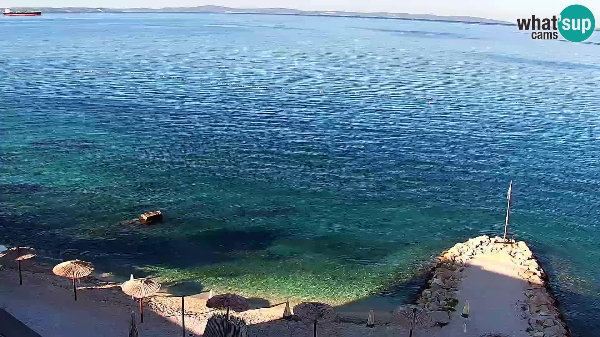 Web kamera Plaža Podstrana – Pogled uživo