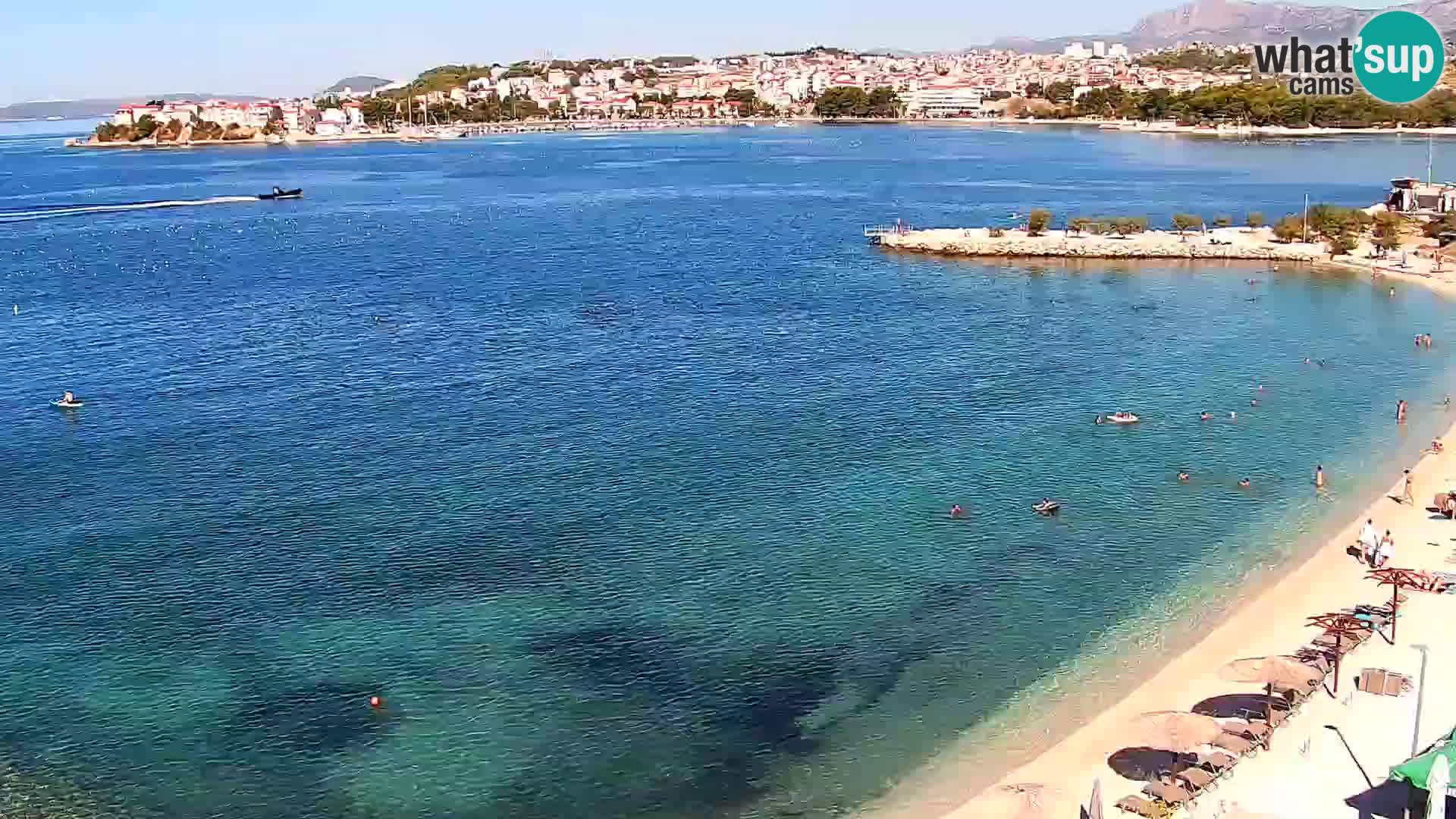 Spletna kamera Plaža Podstrana – Pogled v živo