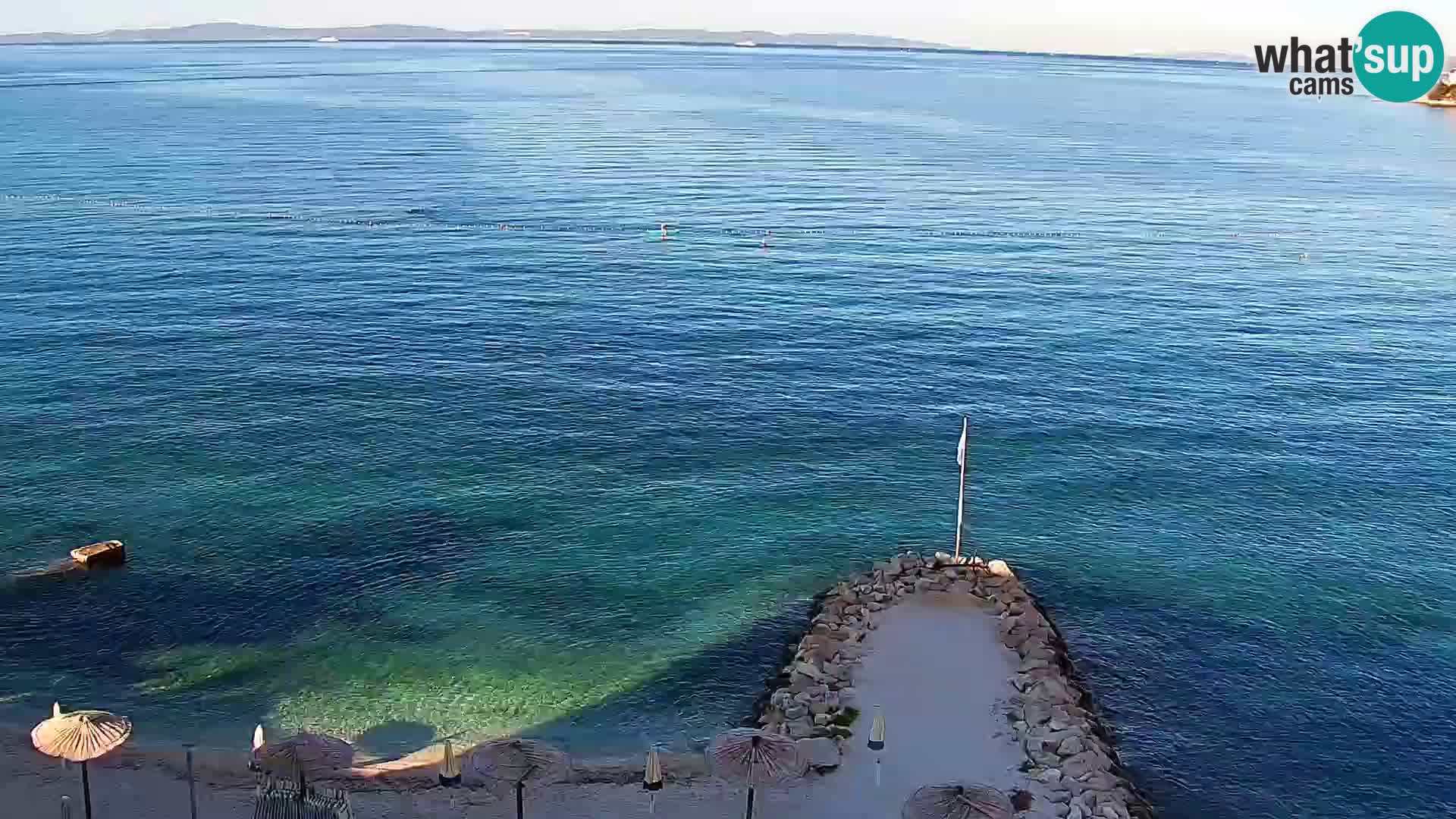 Webcam plage de Podstrana – Vue en direct depuis Hotel Split