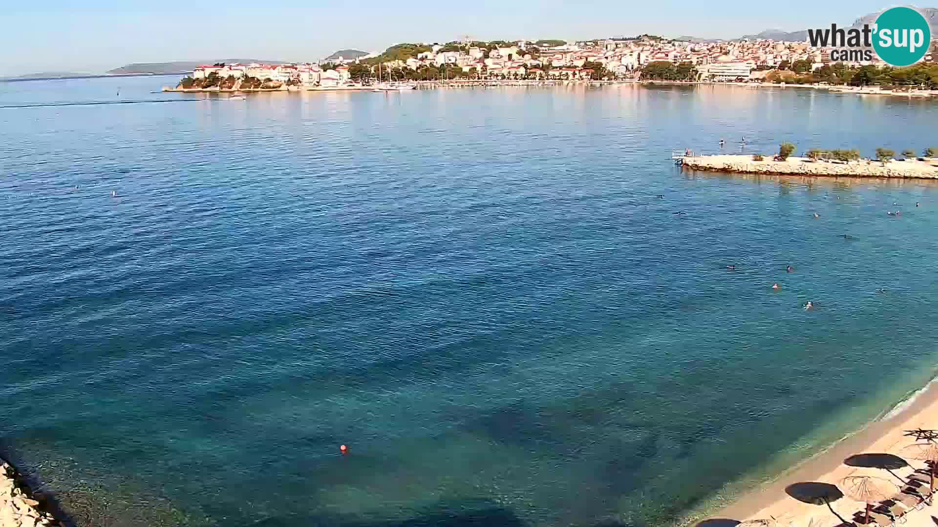 Web kamera Plaža Podstrana – Pogled uživo