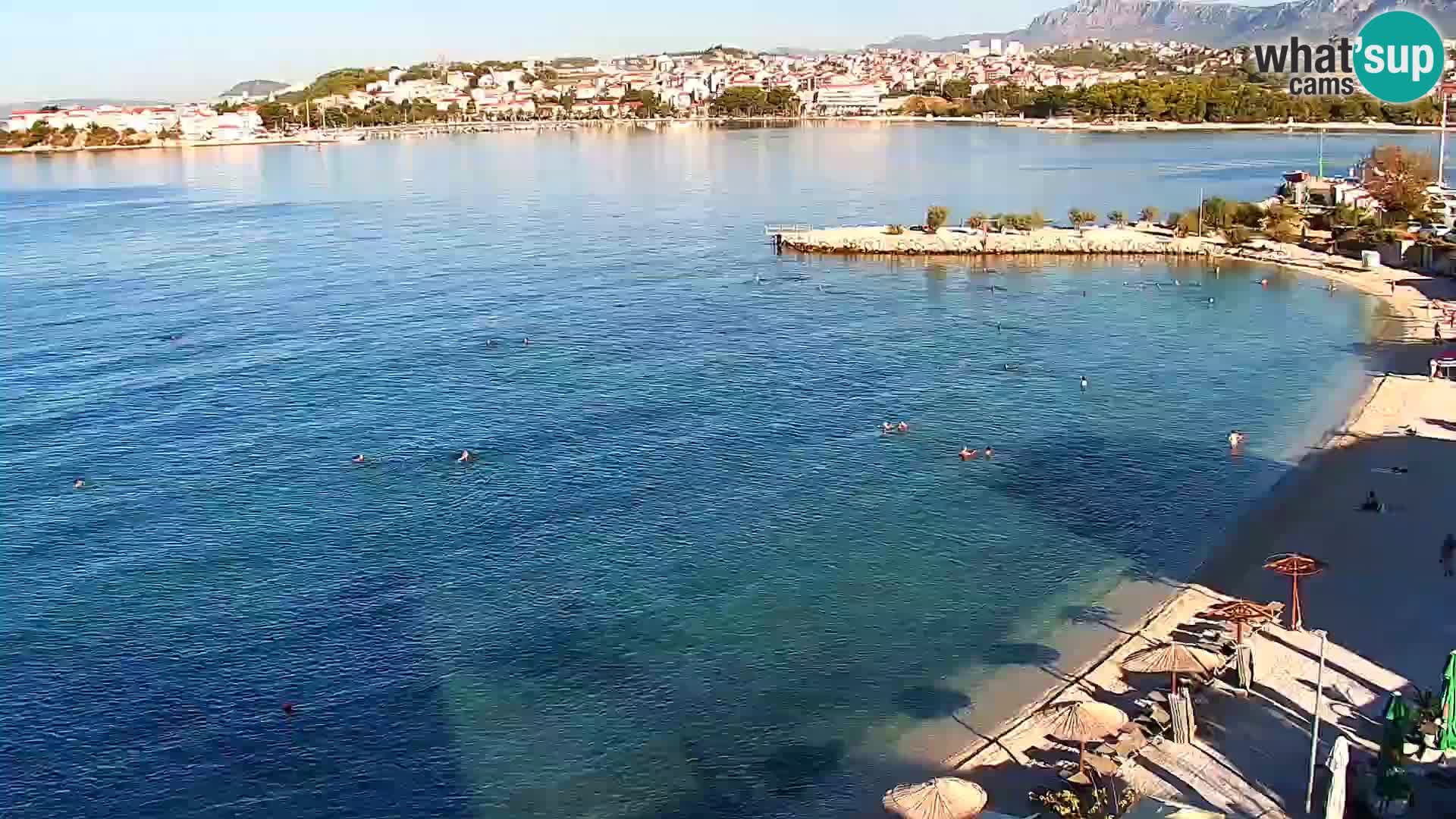 Webcam Playa de Podstrana – Vista en directo desde Hotel Split
