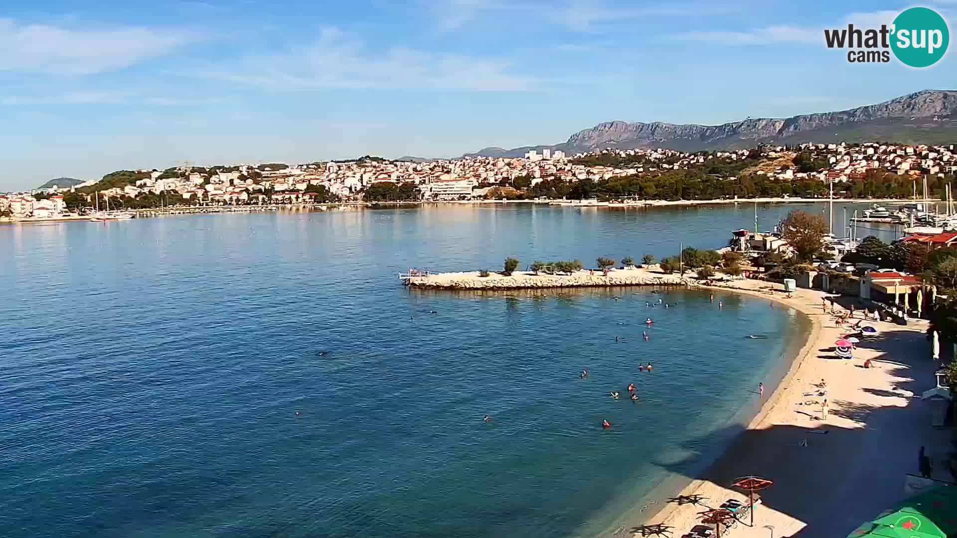 Webcam Playa de Podstrana – Vista en directo desde Hotel Split