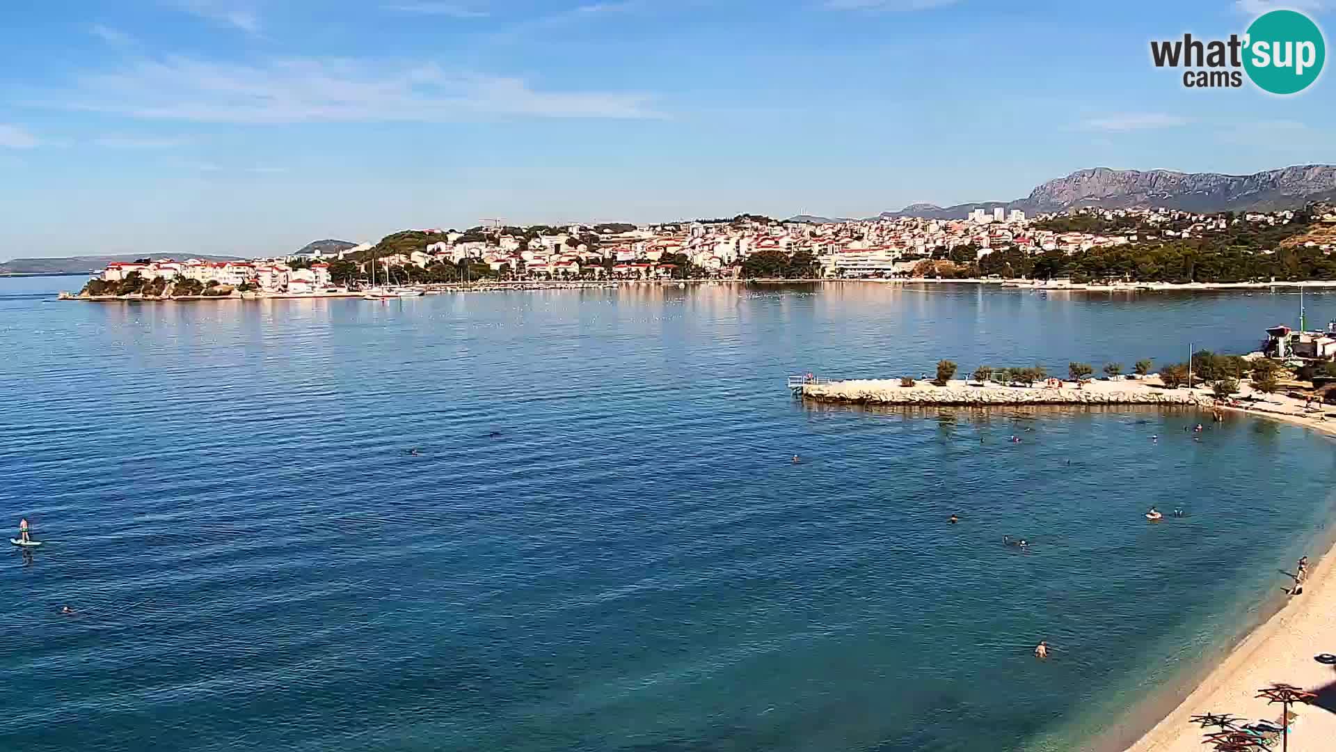 Podstrana Strand Webcam – Liveblick vom Hotel Split